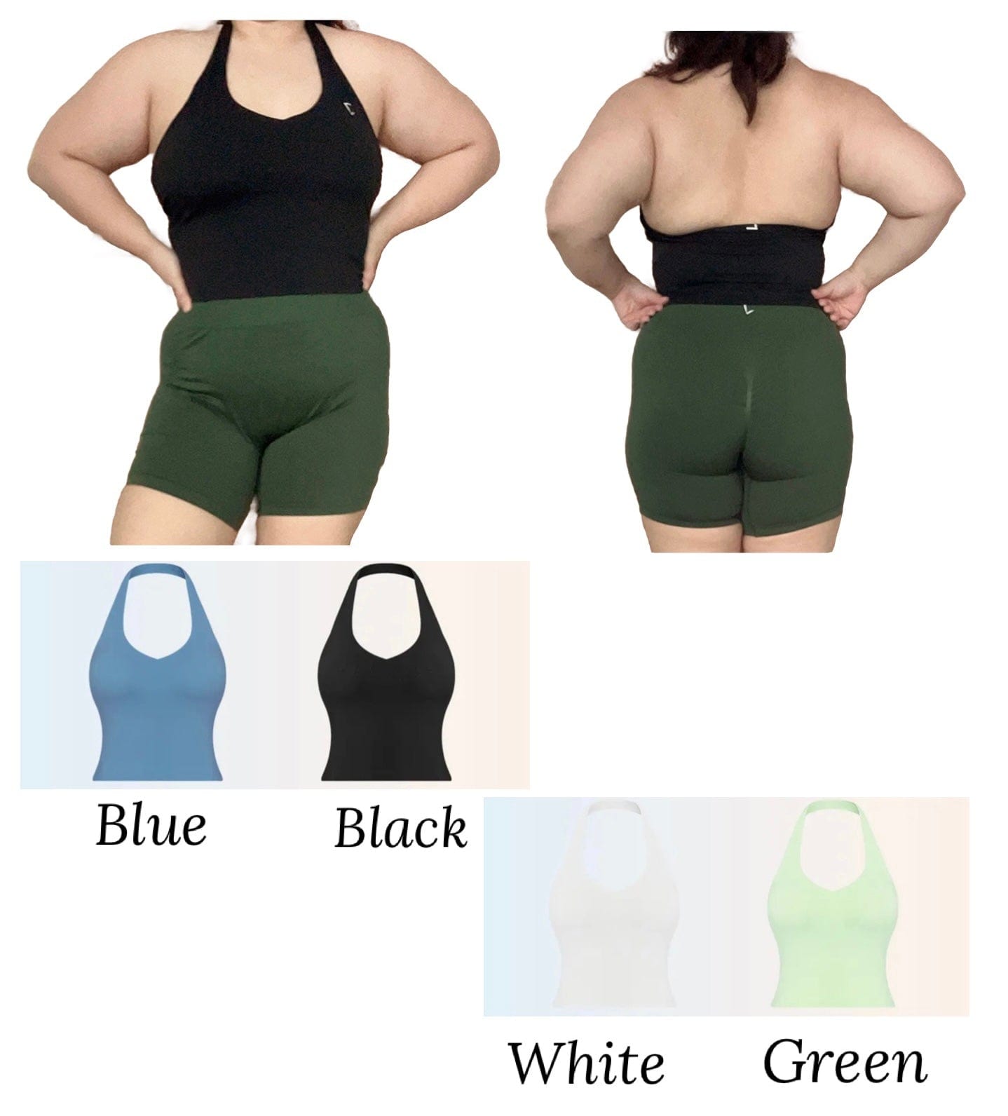 Everyday halter neck tank top