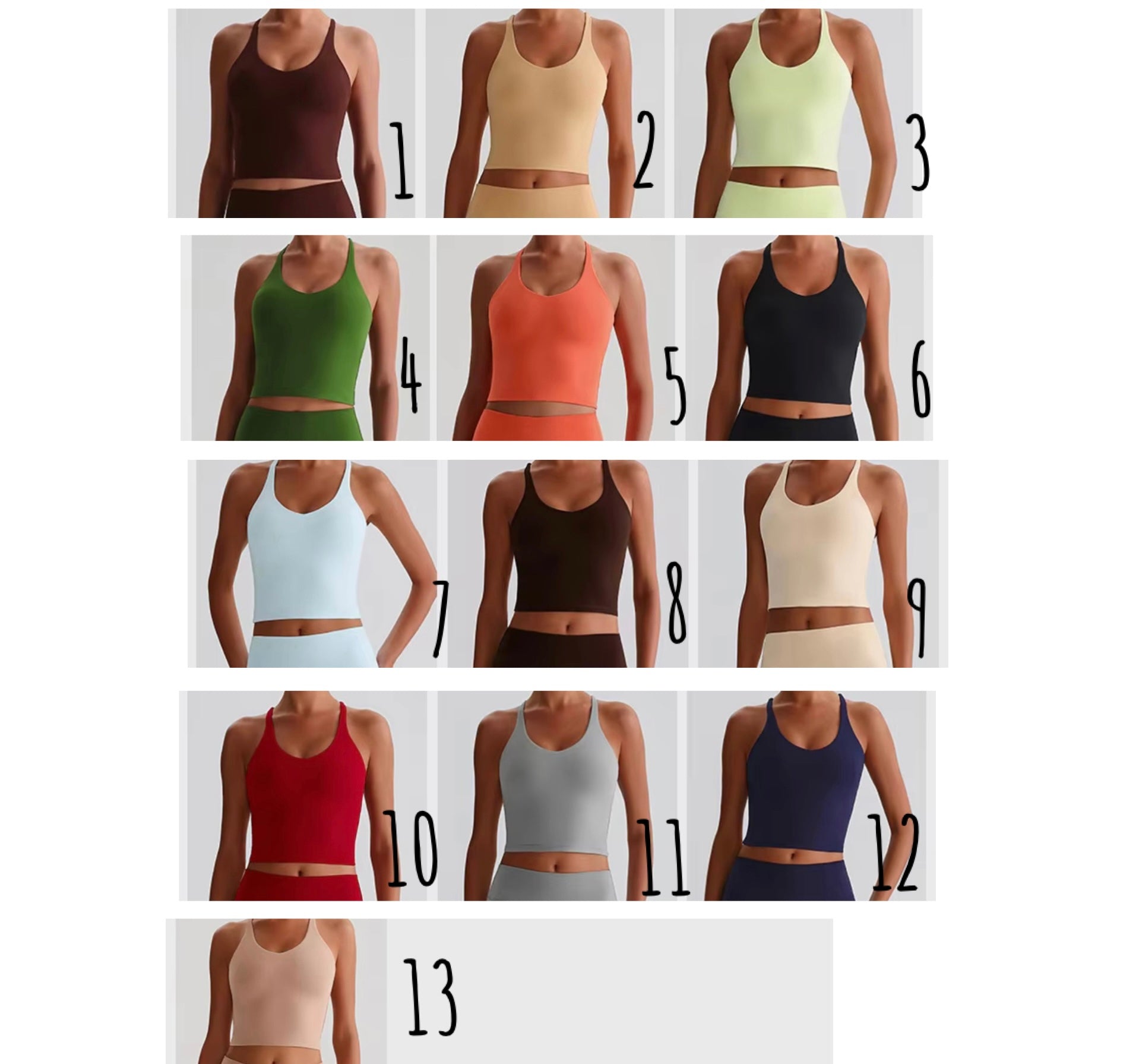 2025 Energy beauty cross back padded leggings set