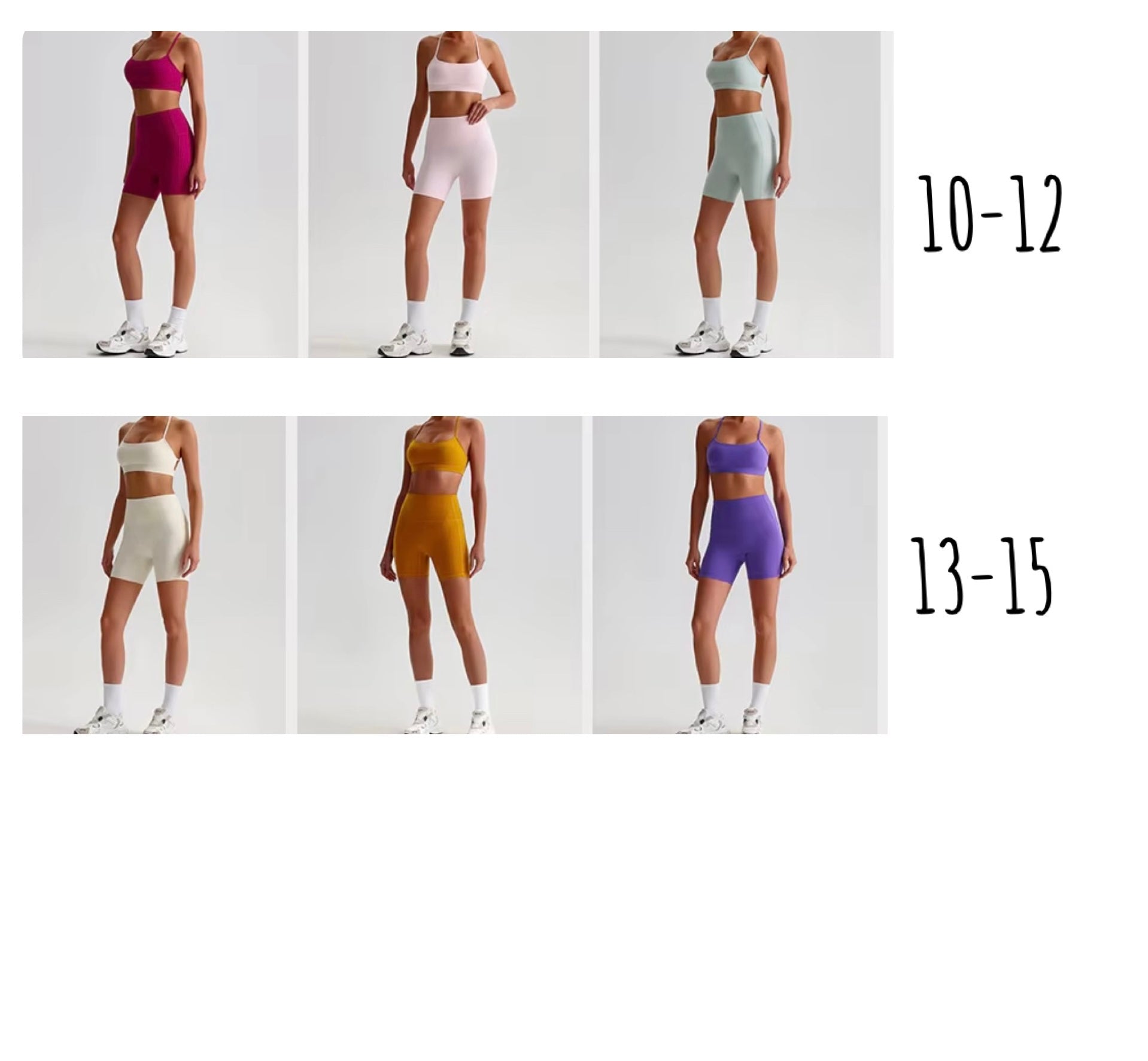 2025 Energy backless bra seamless pocket shorts set (6 inch inseam)