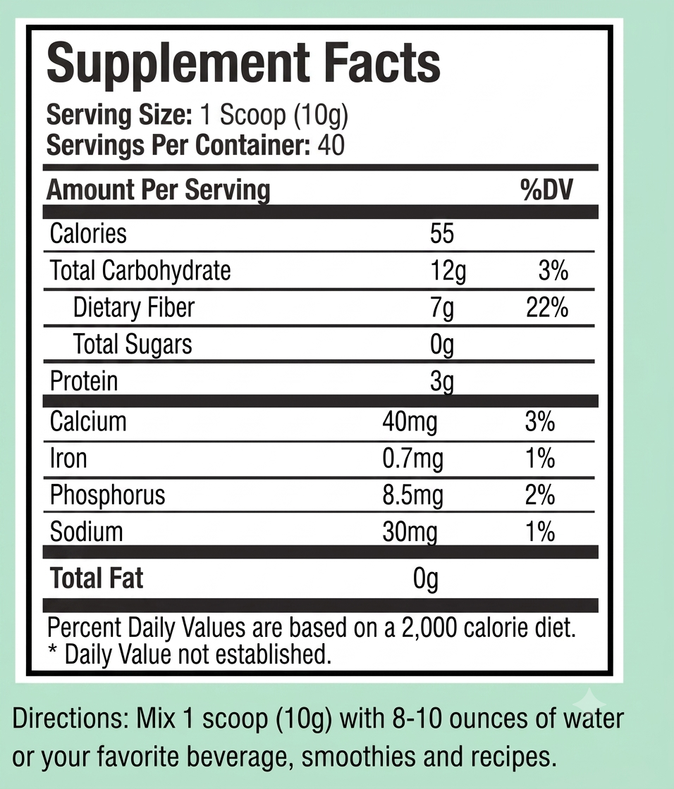Supergreens (pineapple flavoured)