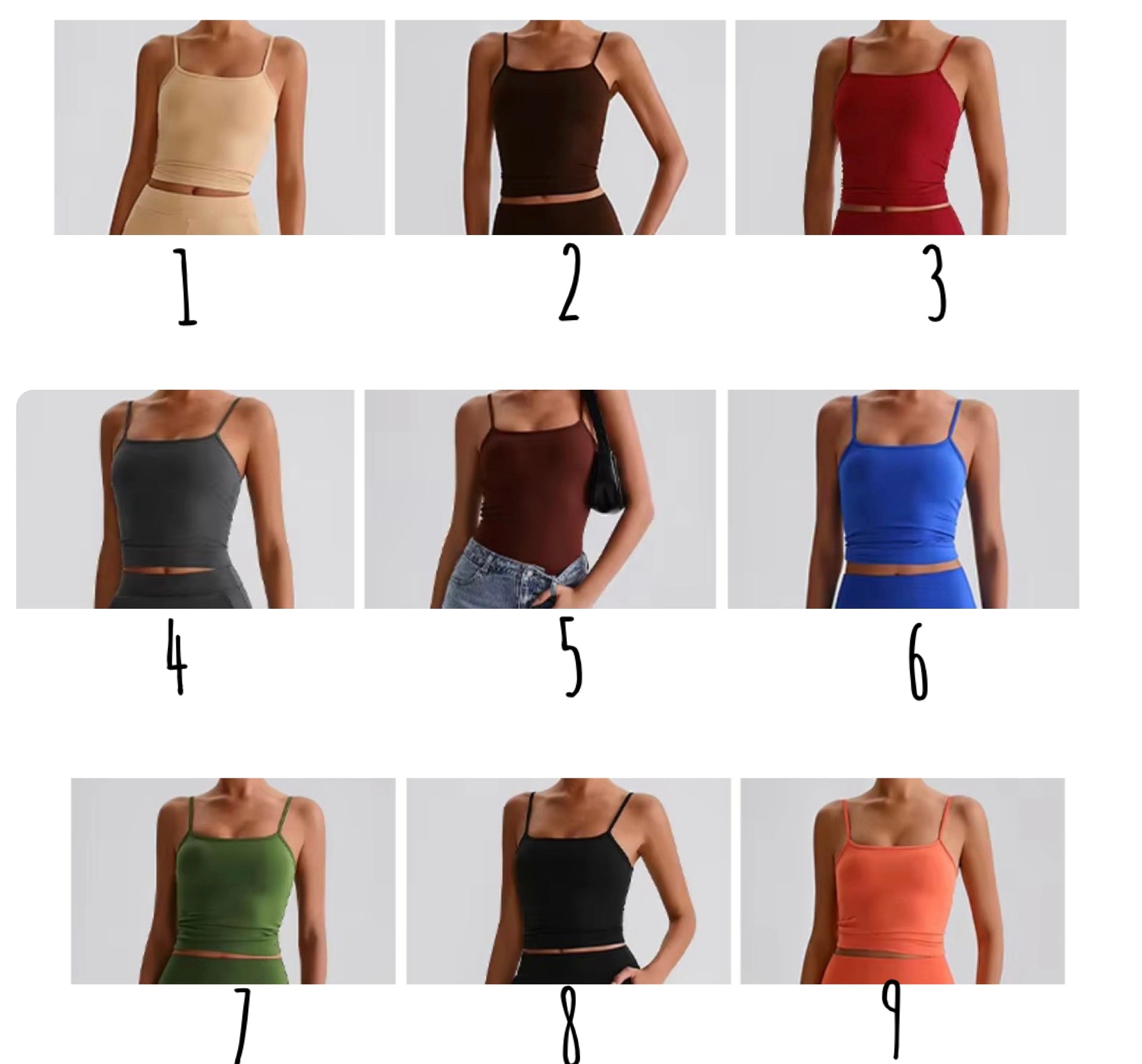 2025 Energy spaghetti strap padded full length tank leggings set (L can fit XL)g