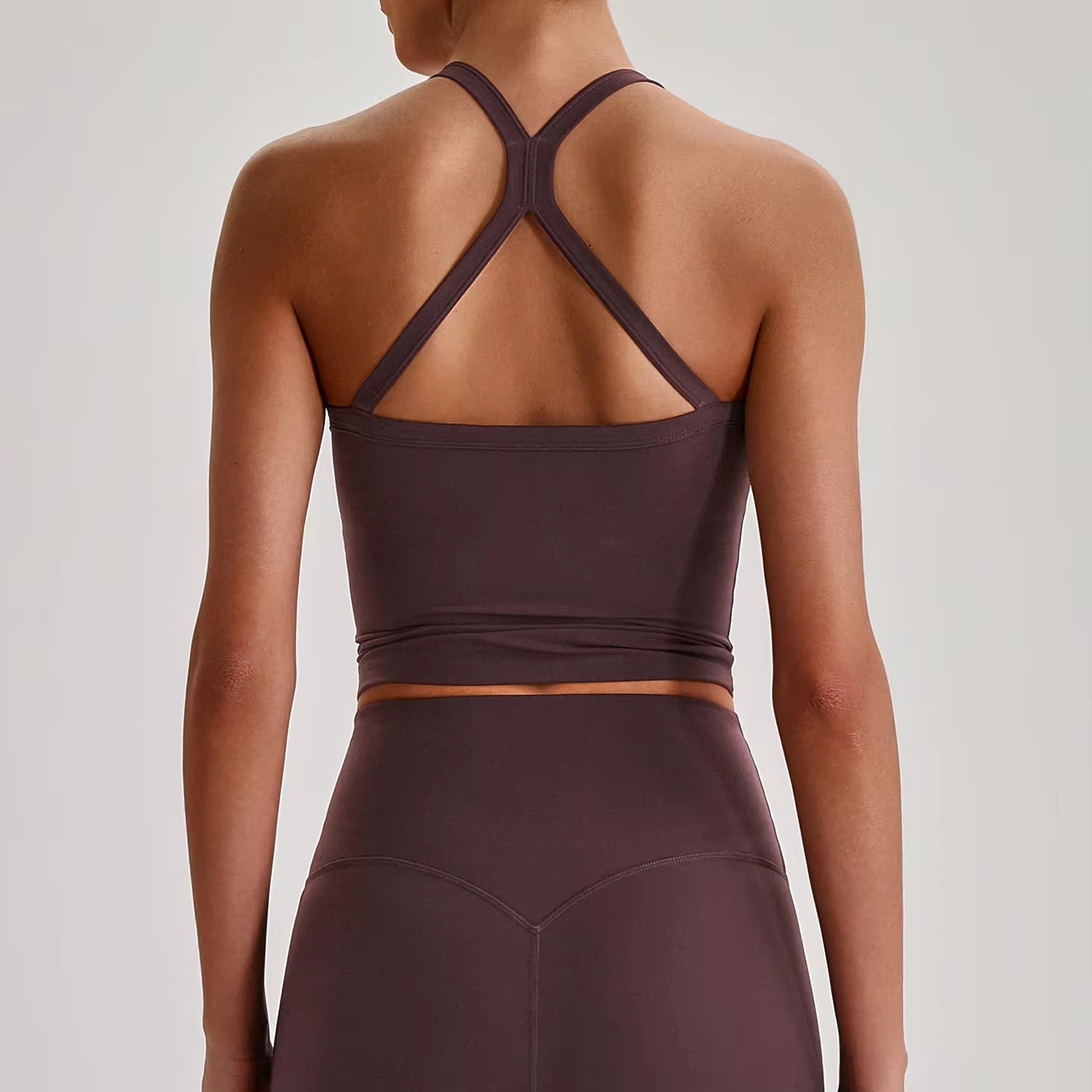 Reine 2026 cross back padded tank top (same fabric as Elite series)