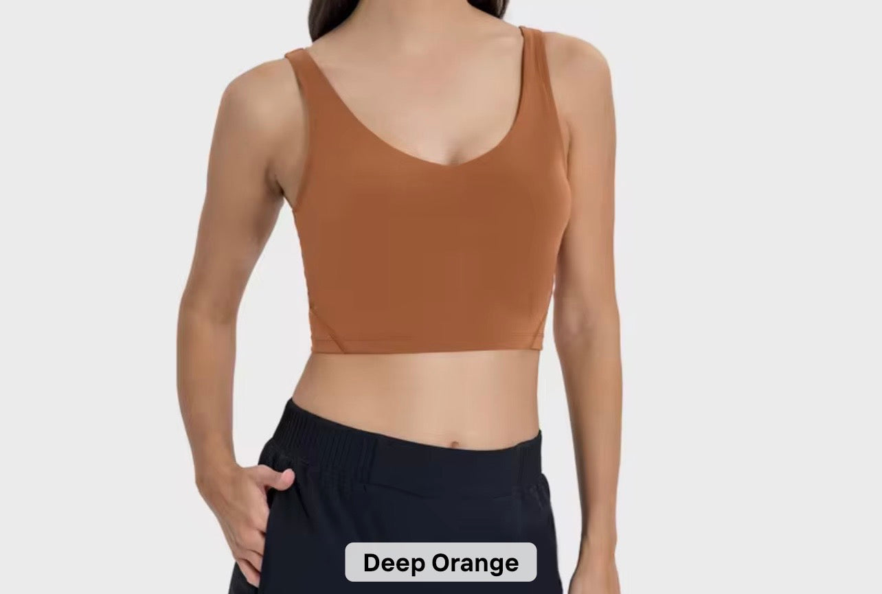 2026 Everyday padded v neck tank top comes in 37 colours (dm me to let me know which colour you would like to get)