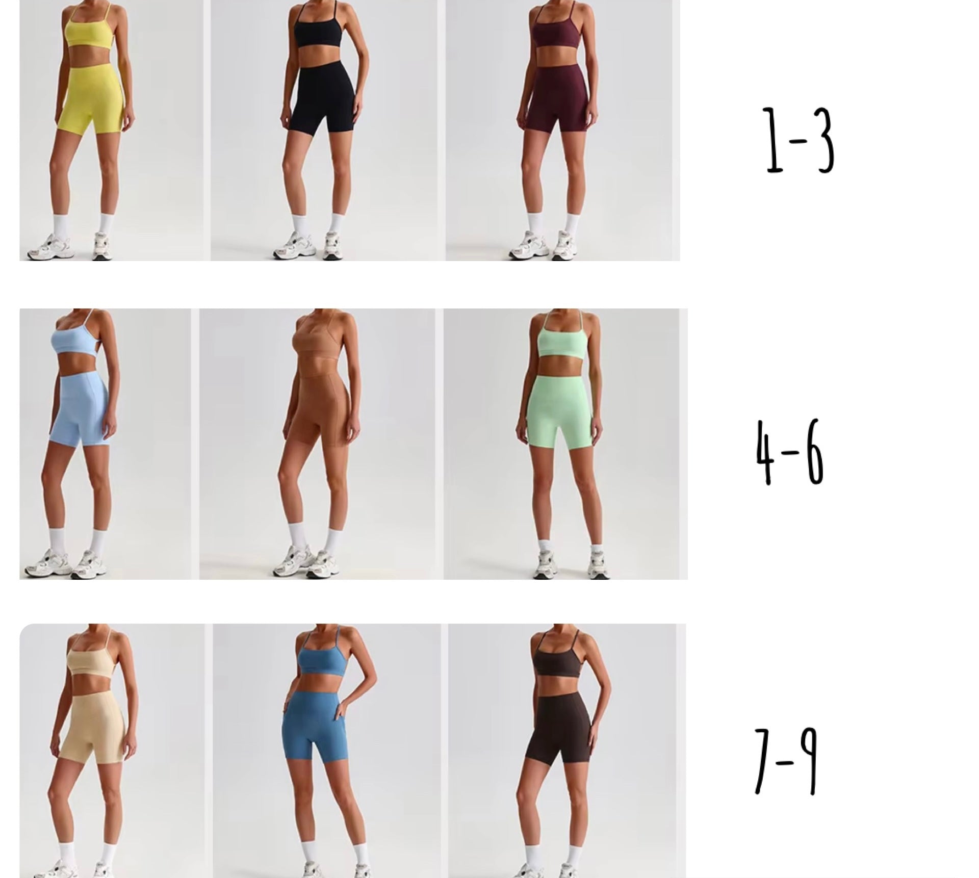 2025 Energy backless bra seamless pocket shorts set (6 inch inseam)