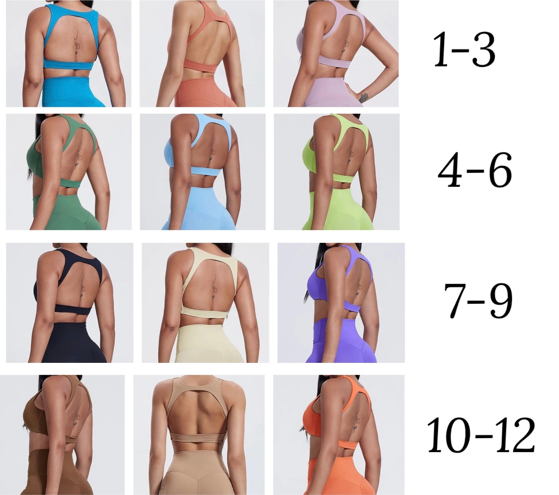 Ignite hollow back midline bra