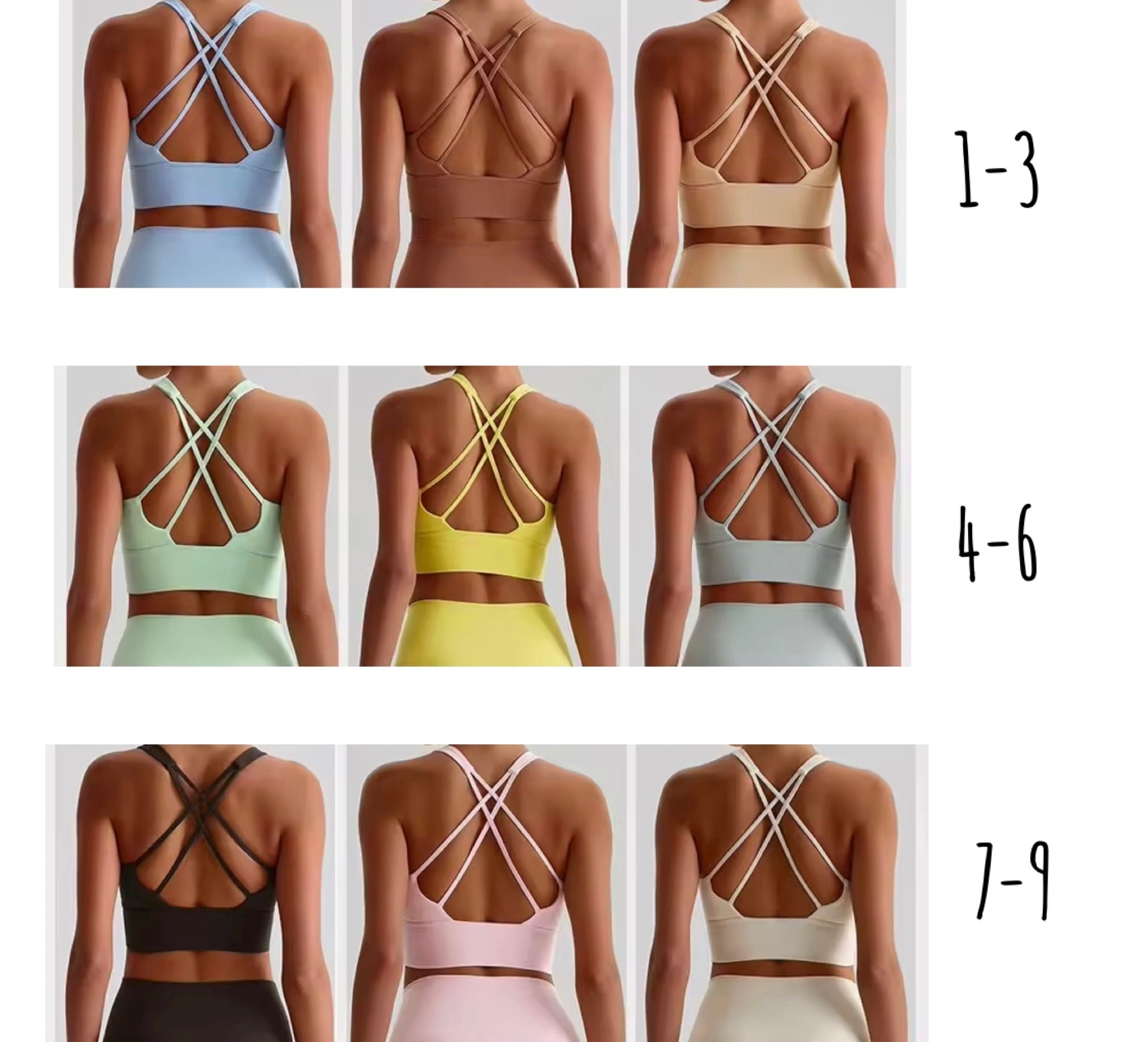 2025 Energy crossback longline bra