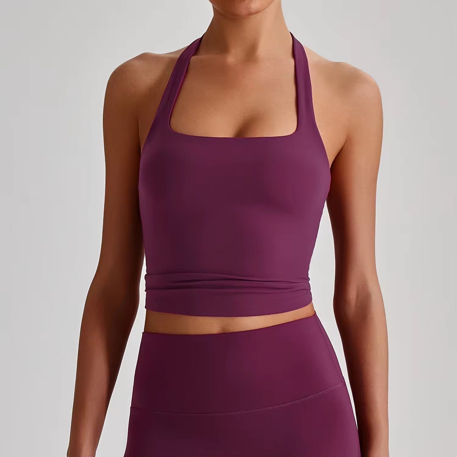 Reine 2026 Halterneck padded tank top (same fabric as Elite series)
