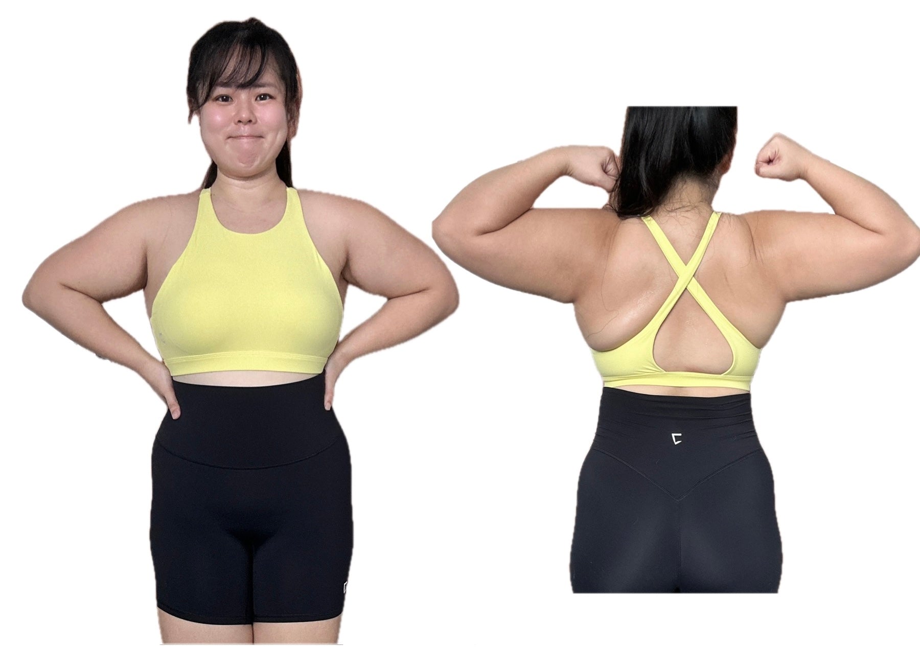 Ignite highneck cross back midline bra