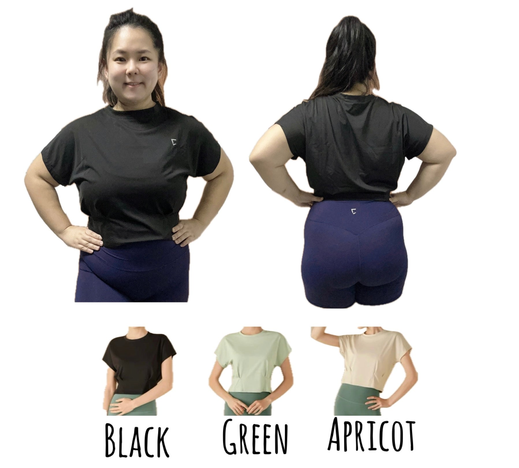 Everyday round neck narrow waist tshirt