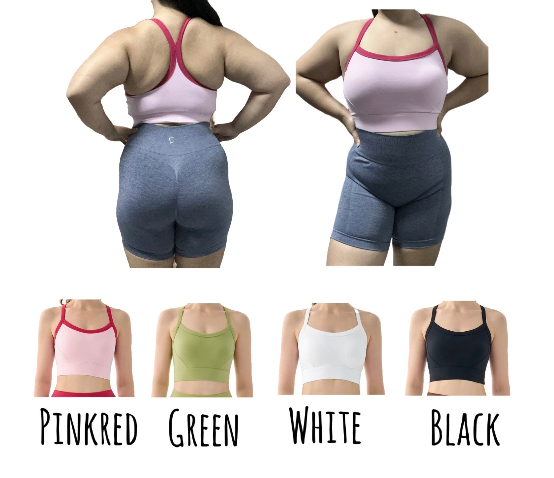 Everyday racerback built in padding bra