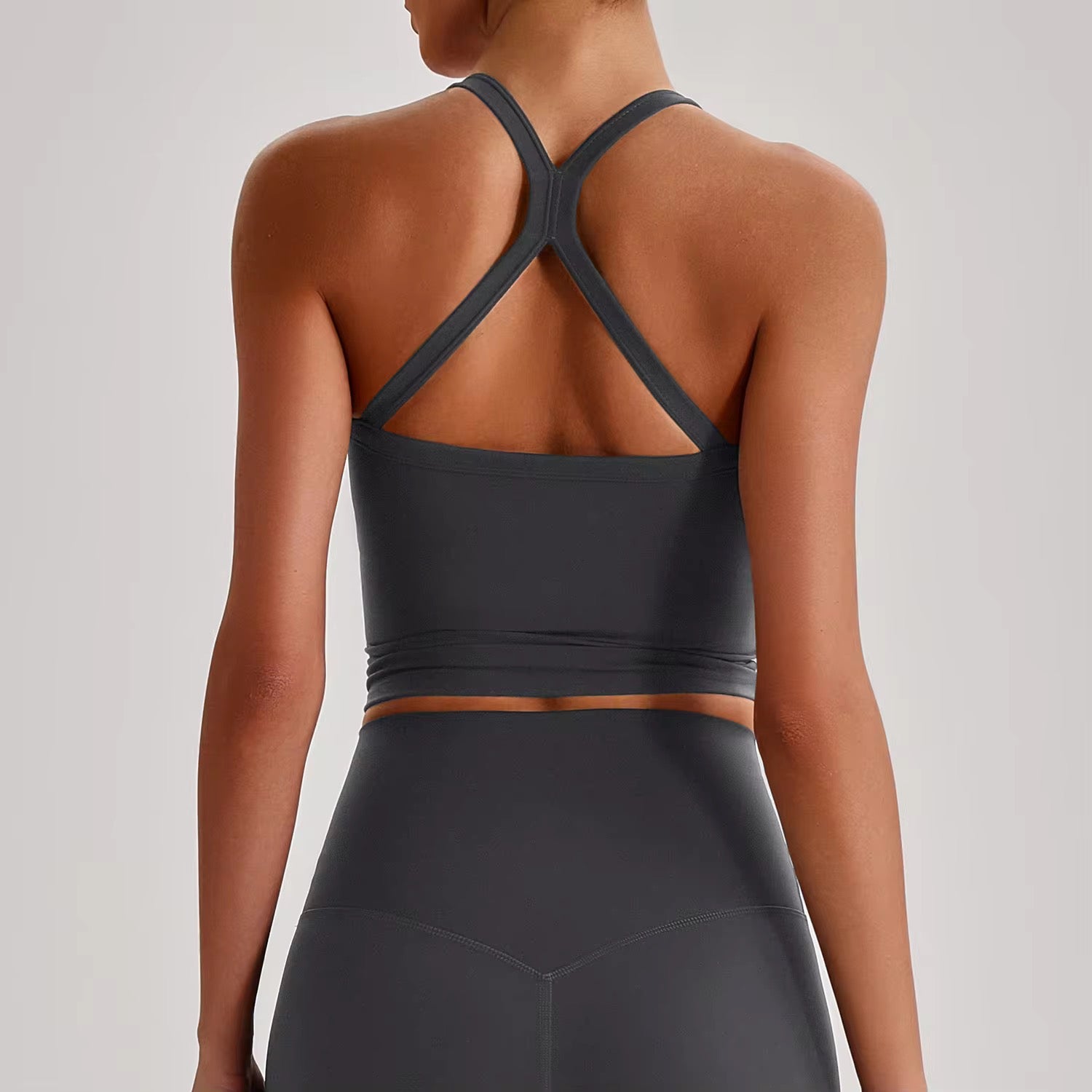 Reine 2026 cross back padded tank top (same fabric as Elite series)