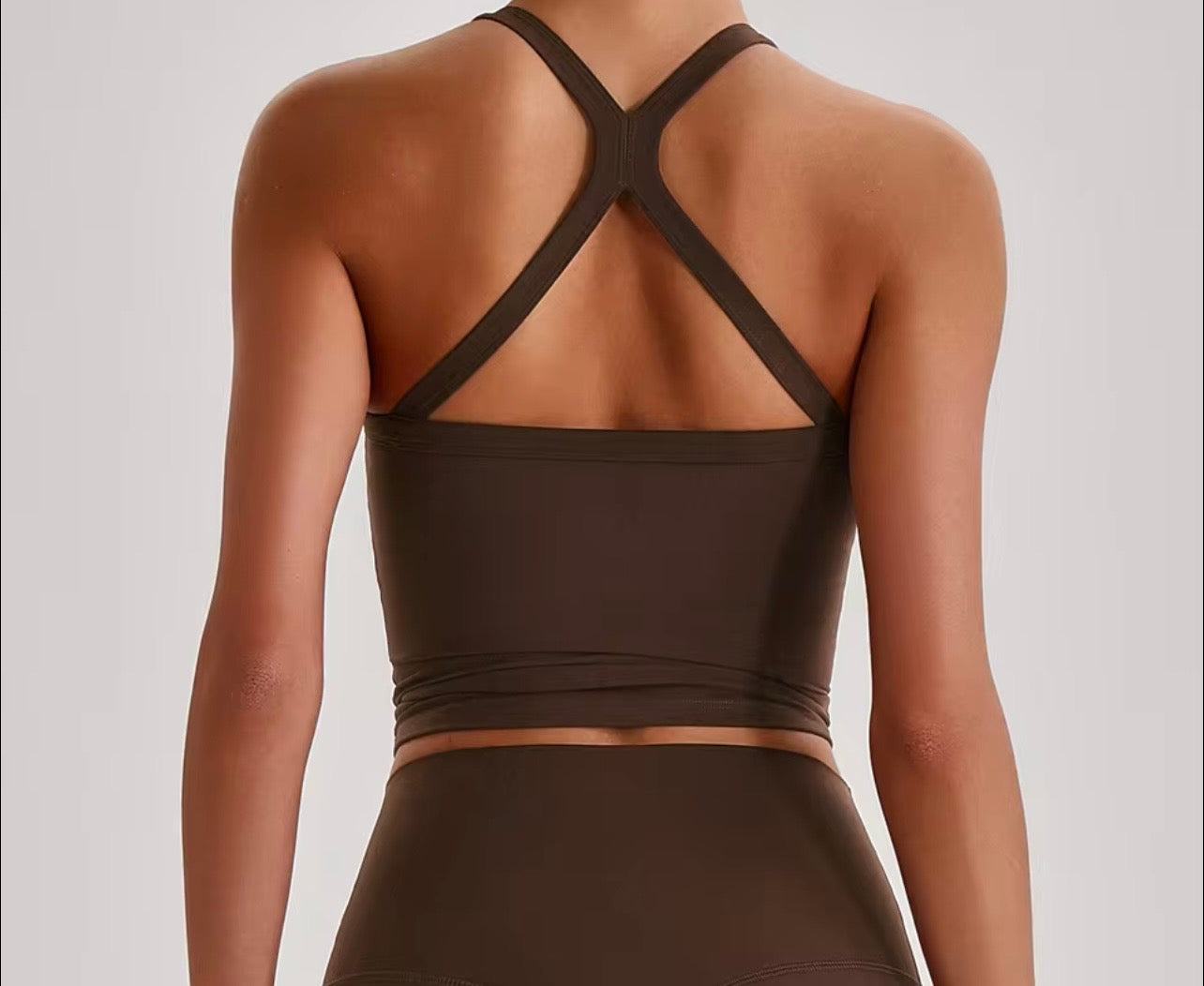 Reine 2026 cross back padded tank top (same fabric as Elite series)