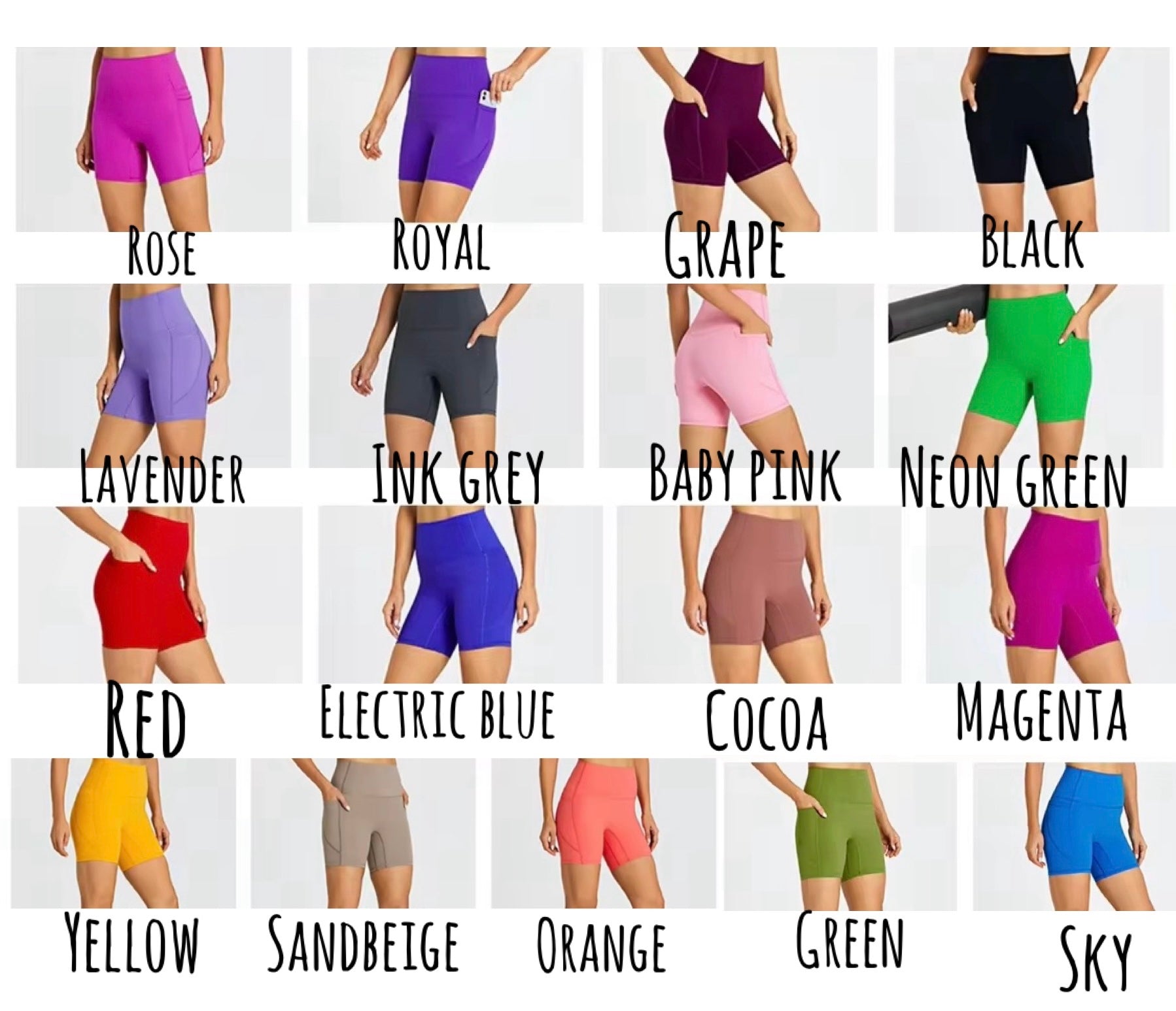 [SUMMER SALE] Energy seamless pocket shorts (6 inch inseam)