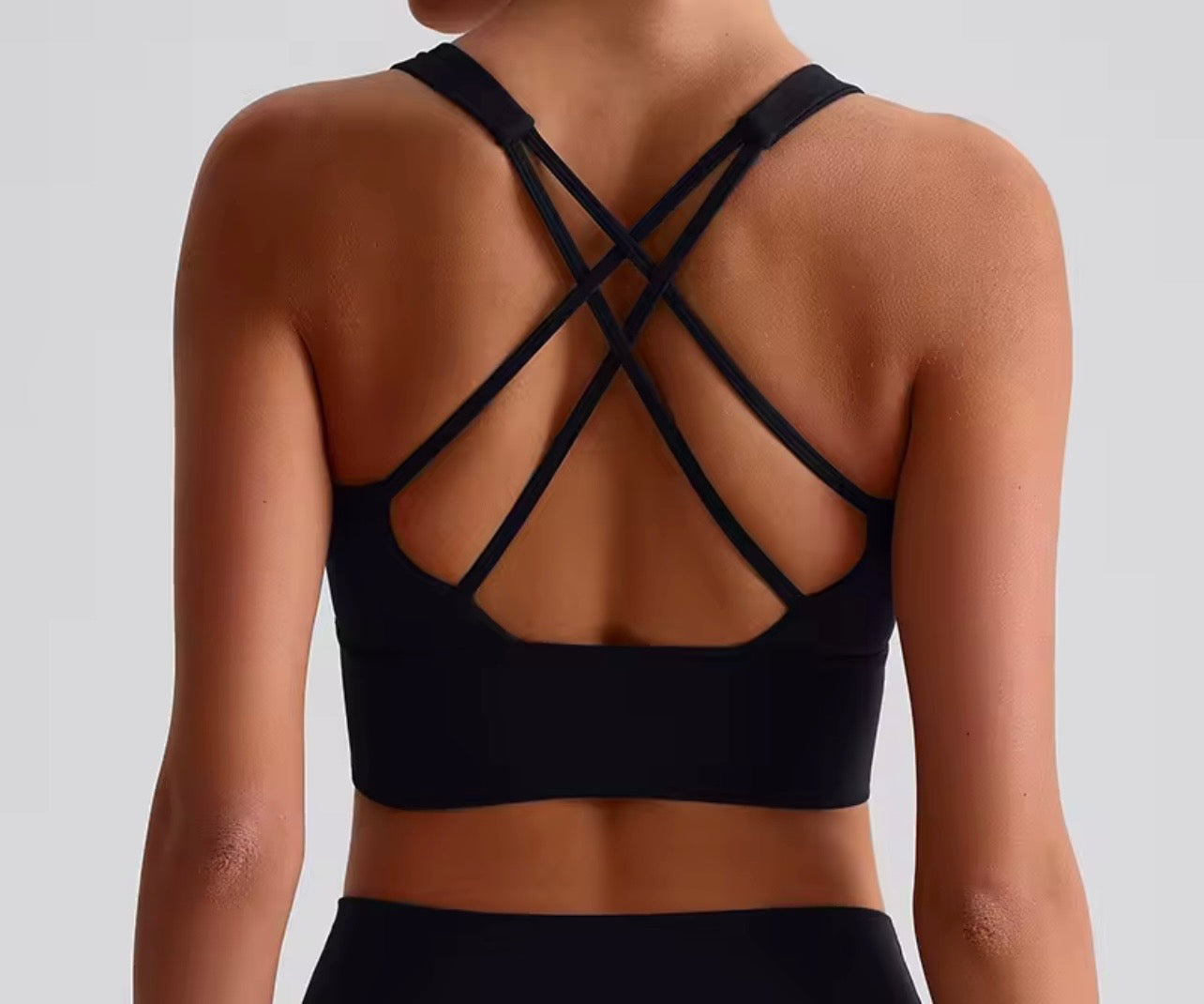 Reset 2026 crossback longline bra (same fabric as Energy series)