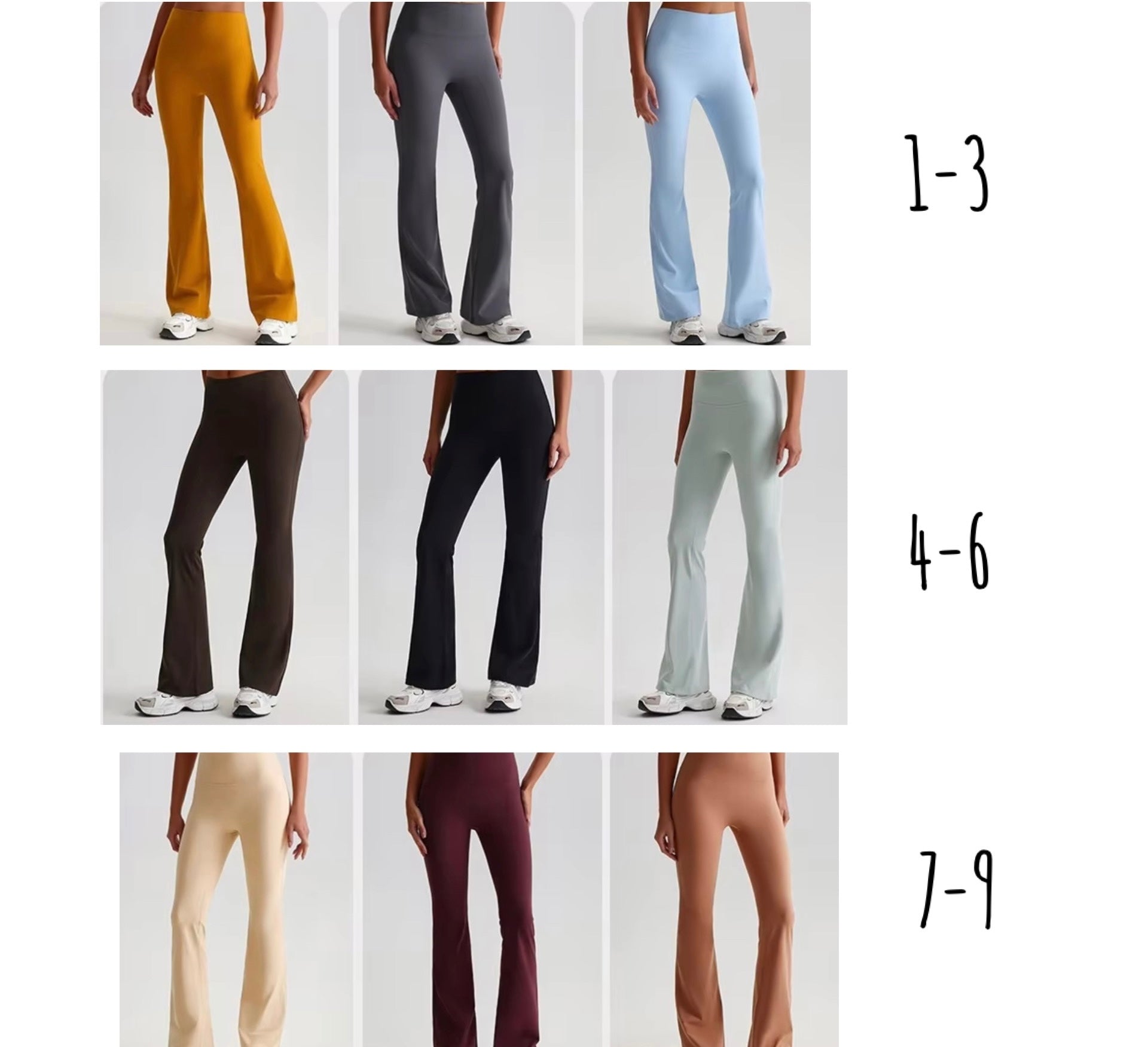 2025 Energy seamless flare leggings