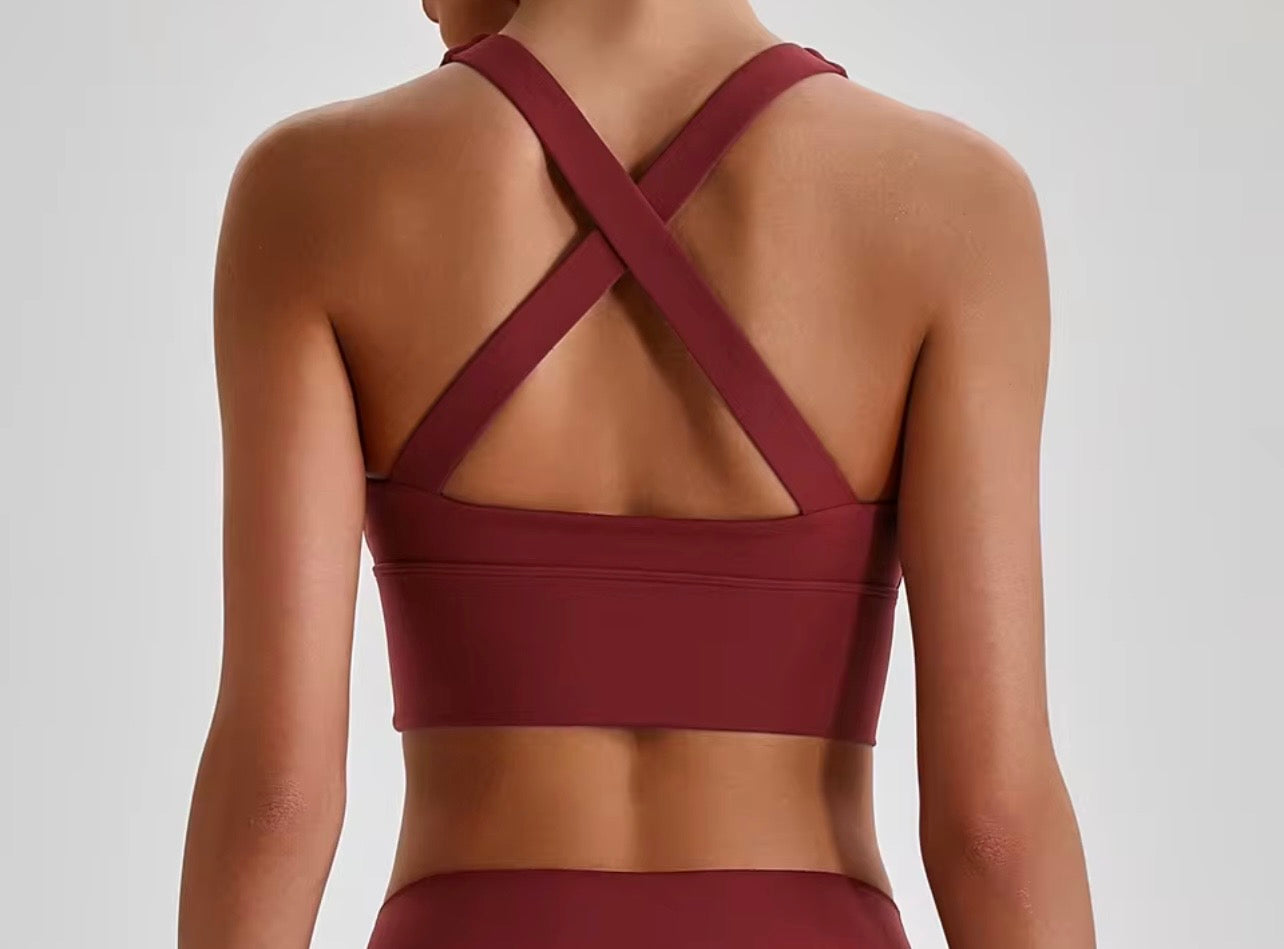 Reine 2026 cross back longline bra (same fabric as Elite series)