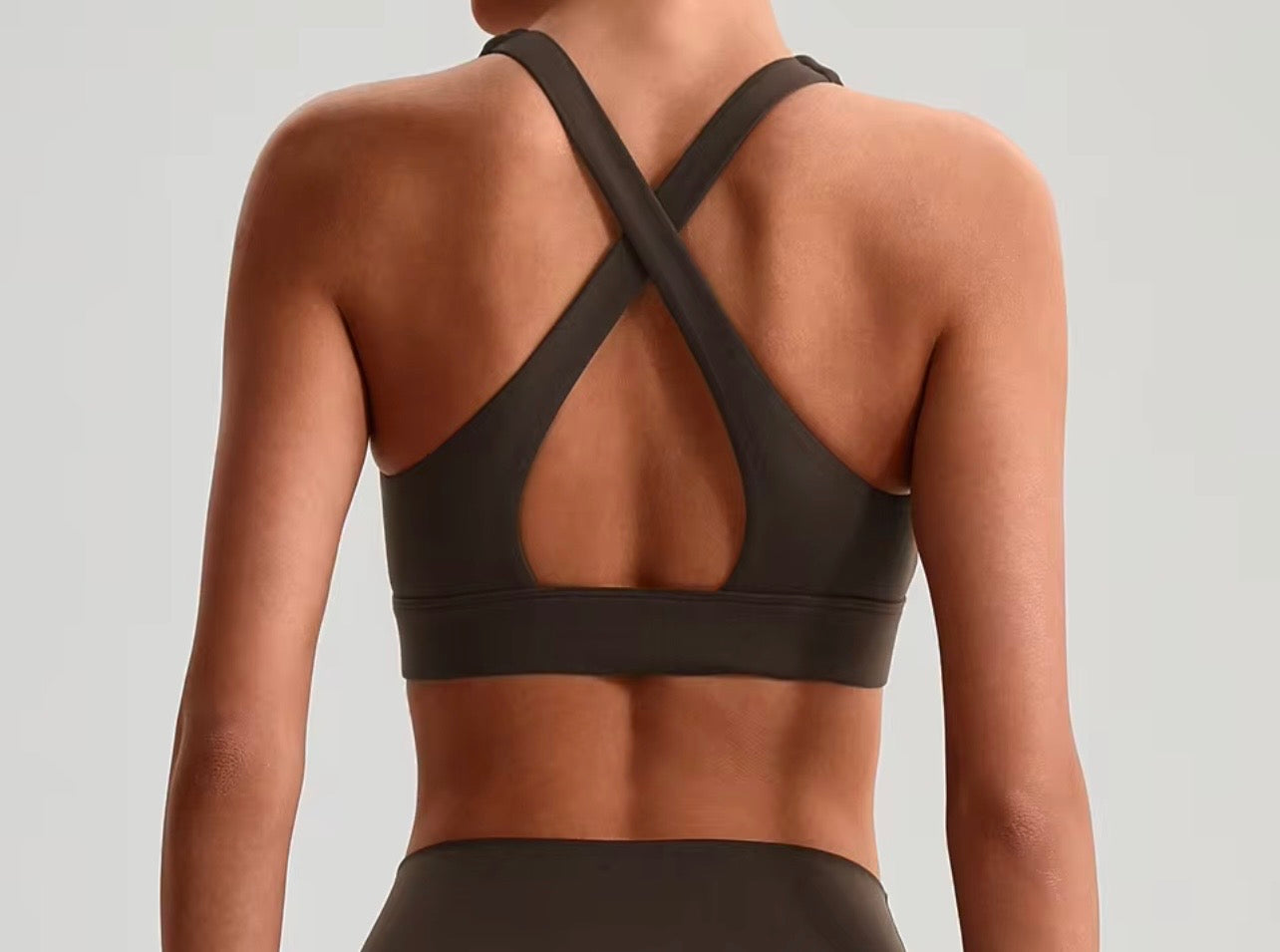 Reset 2026 crossback midline bra (same fabric as Energy series)