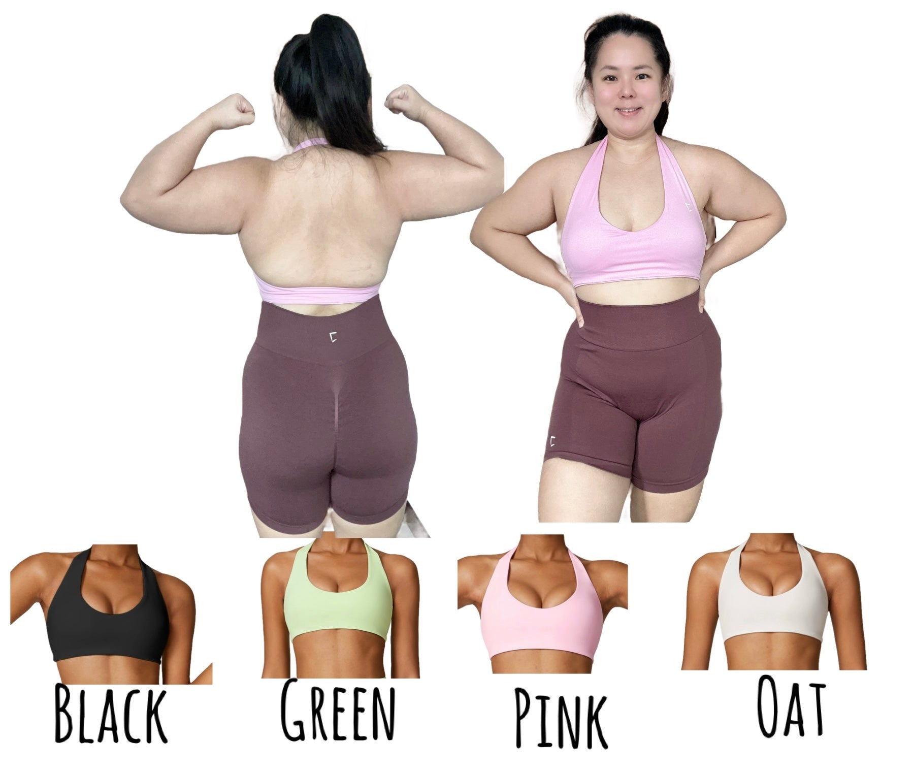 Everyday halter neck bra (low impact)