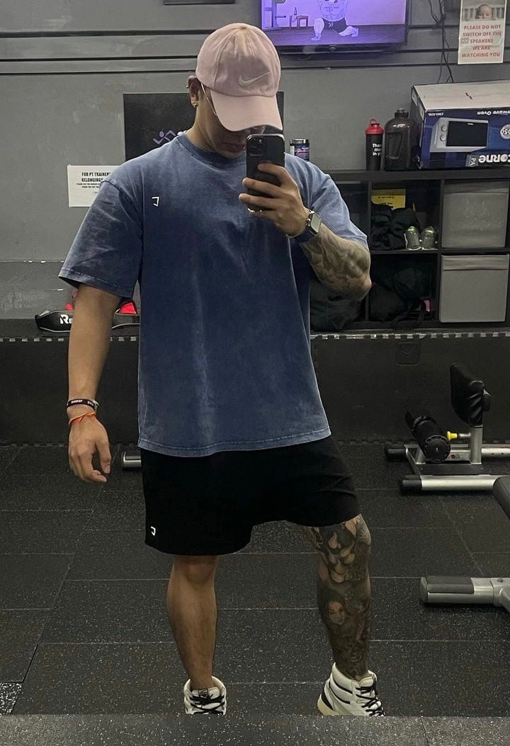 Everyday oversized dropped shoulders acid wash unisex tshirts