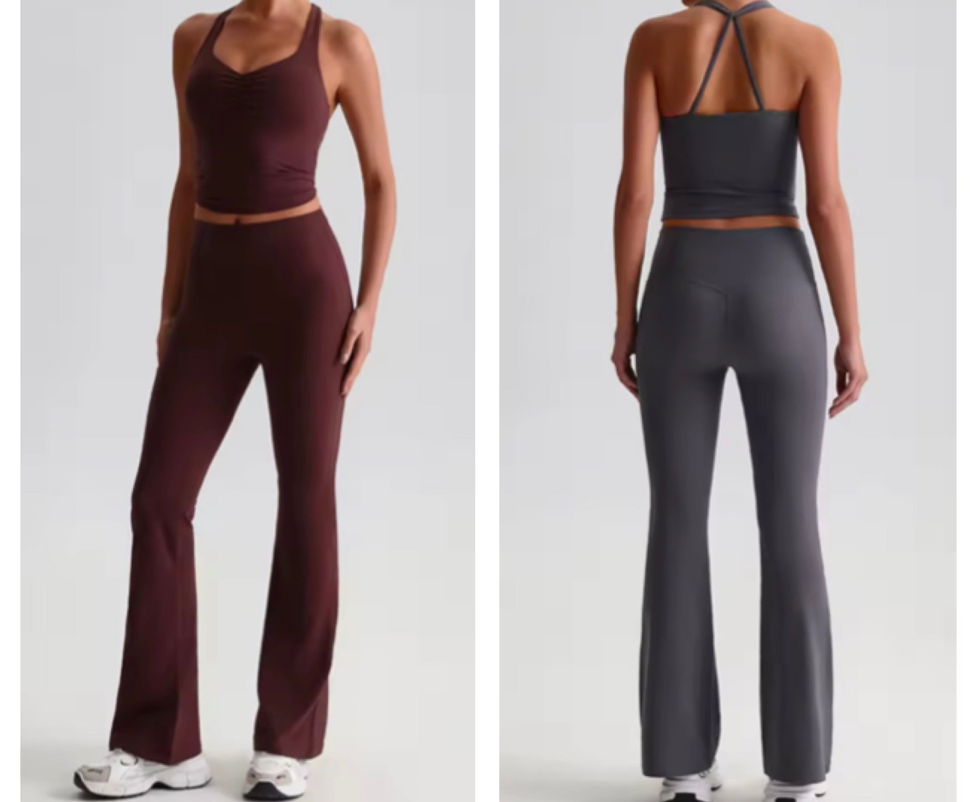 2025 Energy padded tank flare leggings set