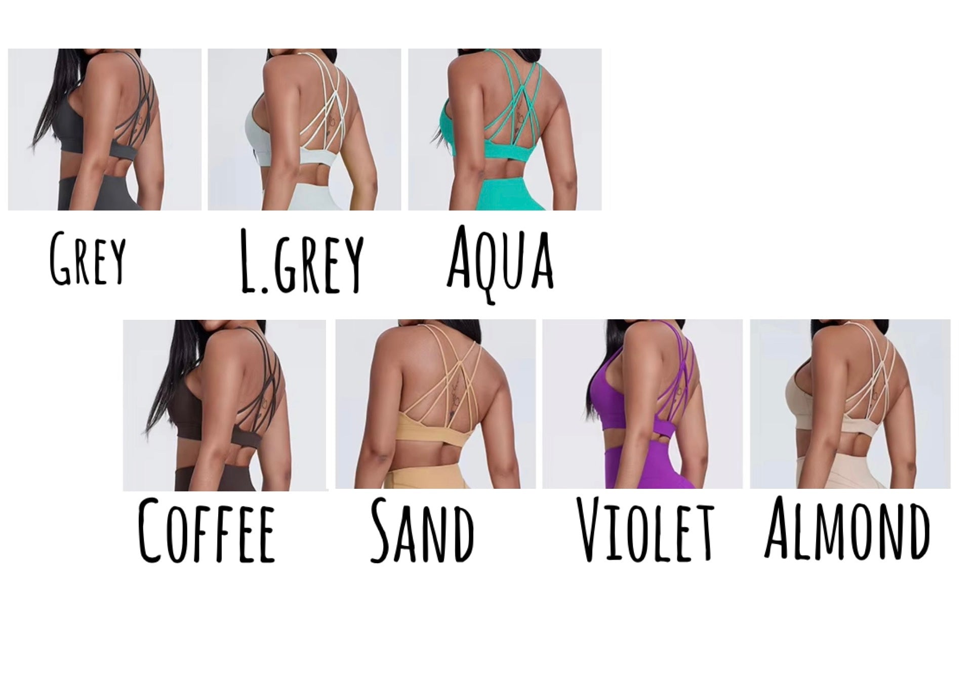 Inspire midline bra (this has matching shorts-dm to check colours)