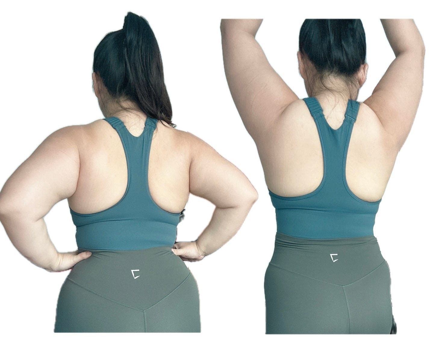 Everyday high impact shoulder adjustable front zipper built in padding bra