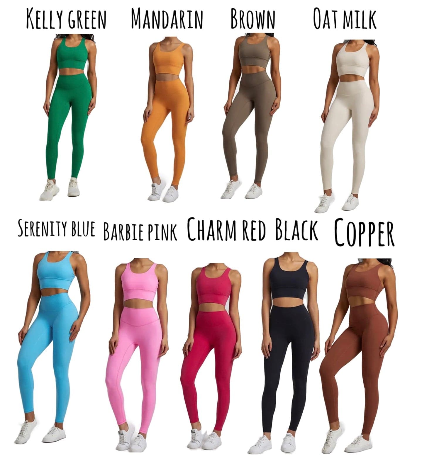 Elite longline bra leggings set (no pocket)