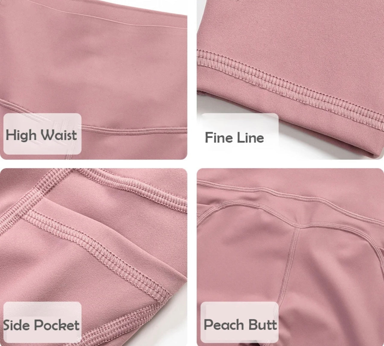 Everyday/ Curves seamless high compression pocket leggings (sizing up to 3XL) - size up