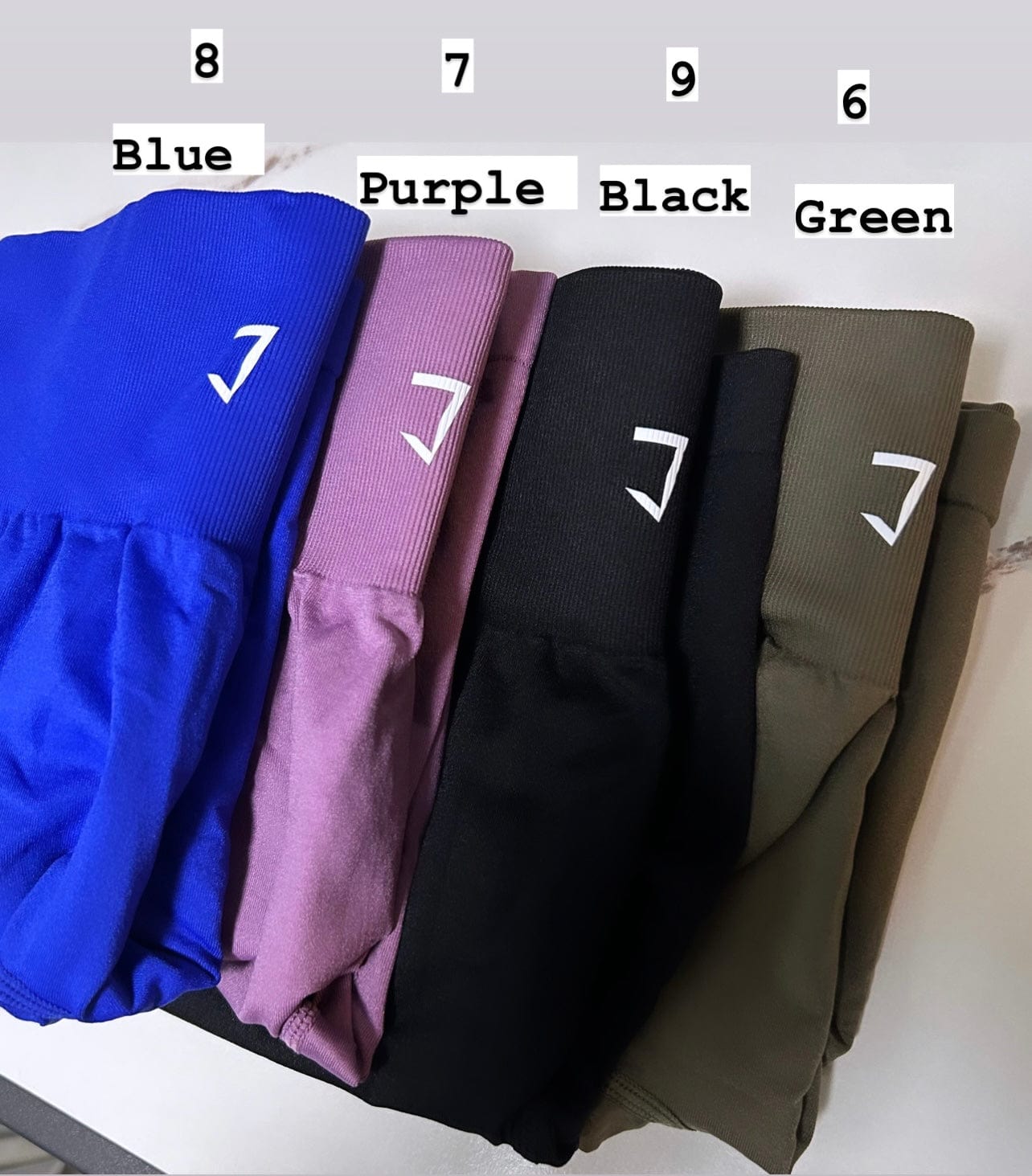 Embrace non scrunch seamless shorts