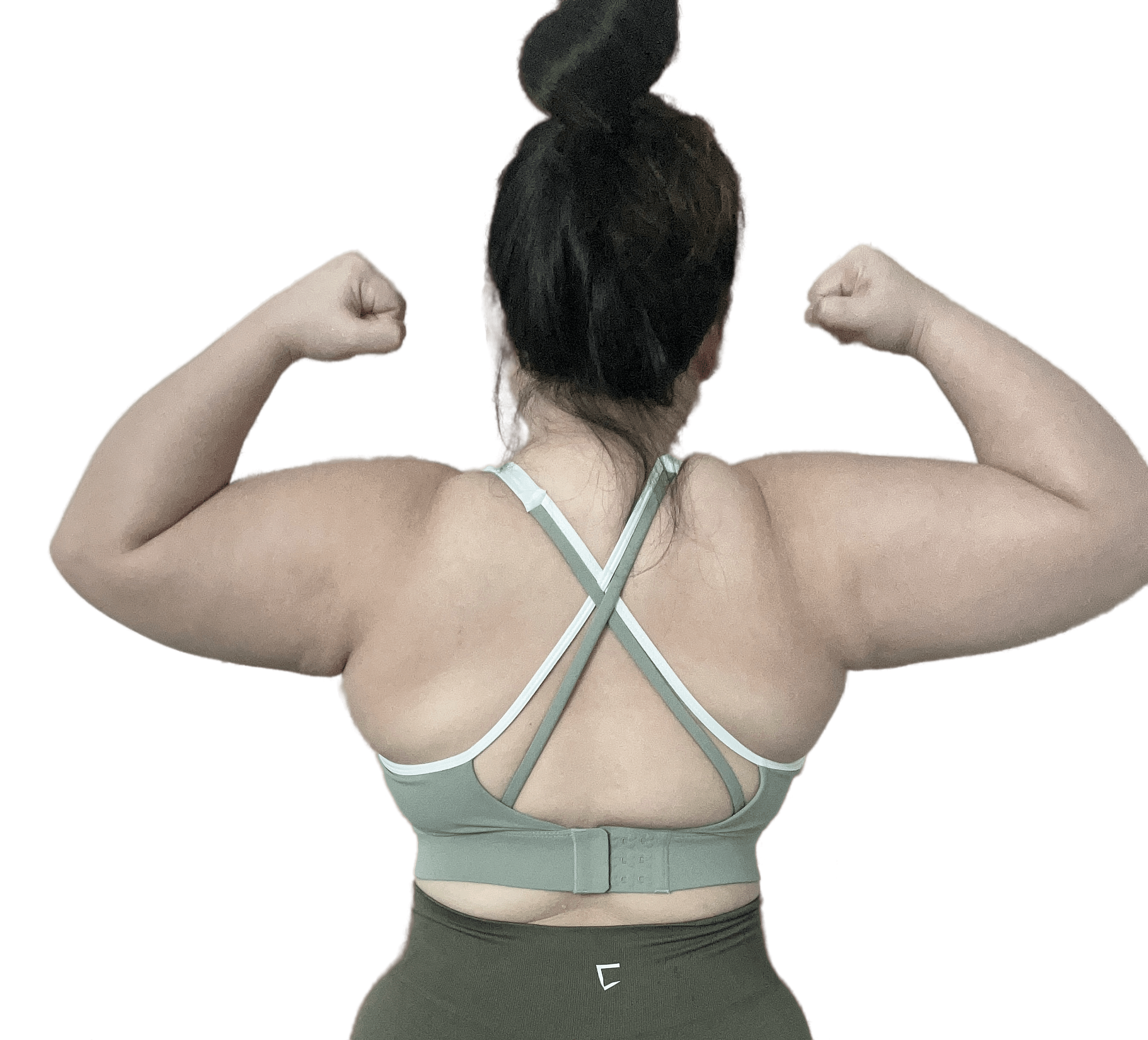 Everyday crossback built in padding clasp bra