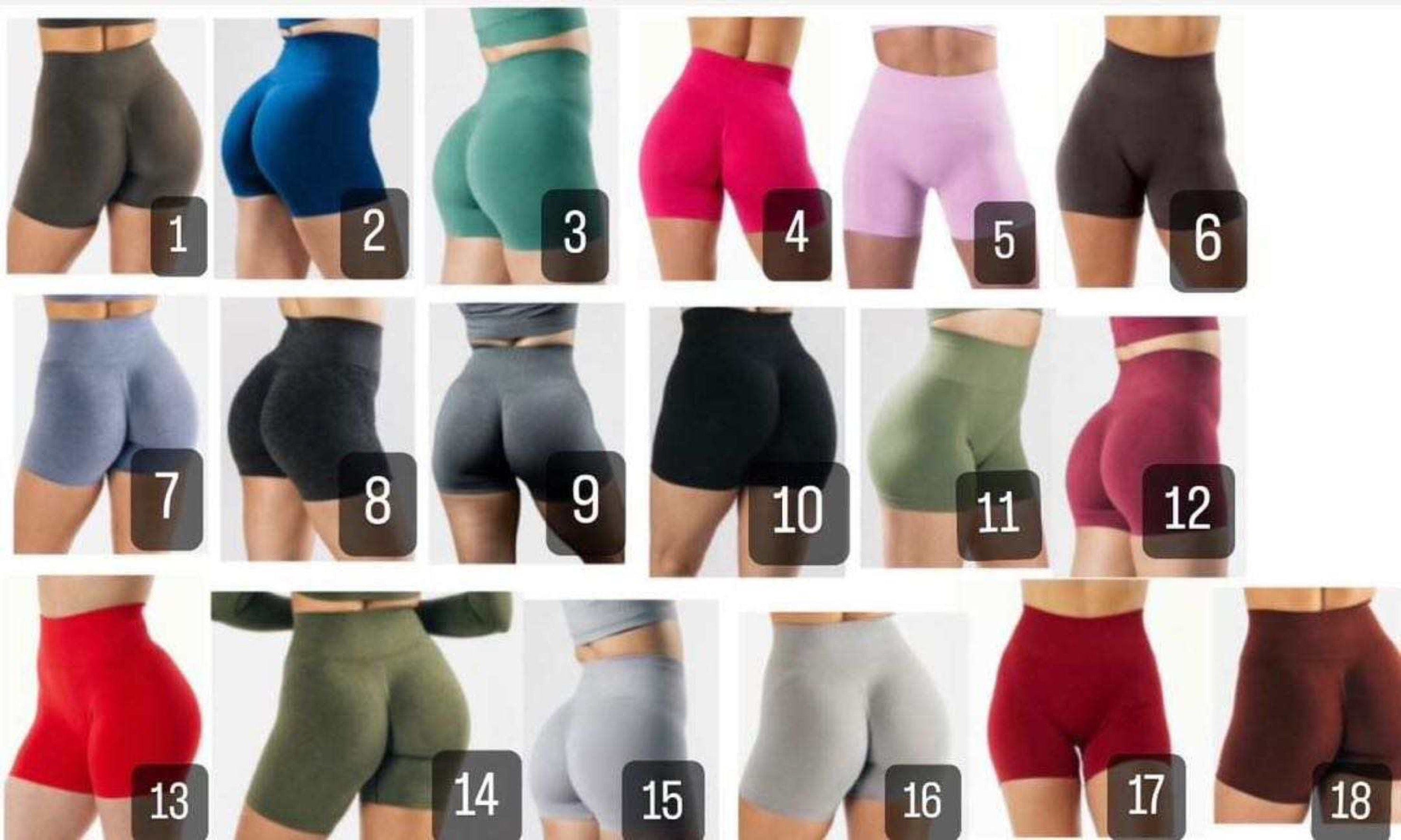 Embrace butt scrunch seamless shorts V2 ( 4 inch inseam)- 3 tier waist band