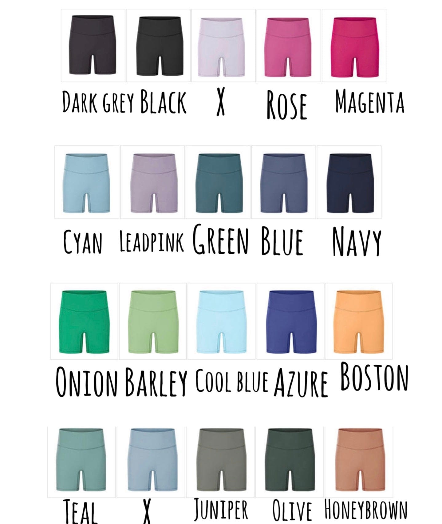 Everyday seamless shorts (6 inch inseam)