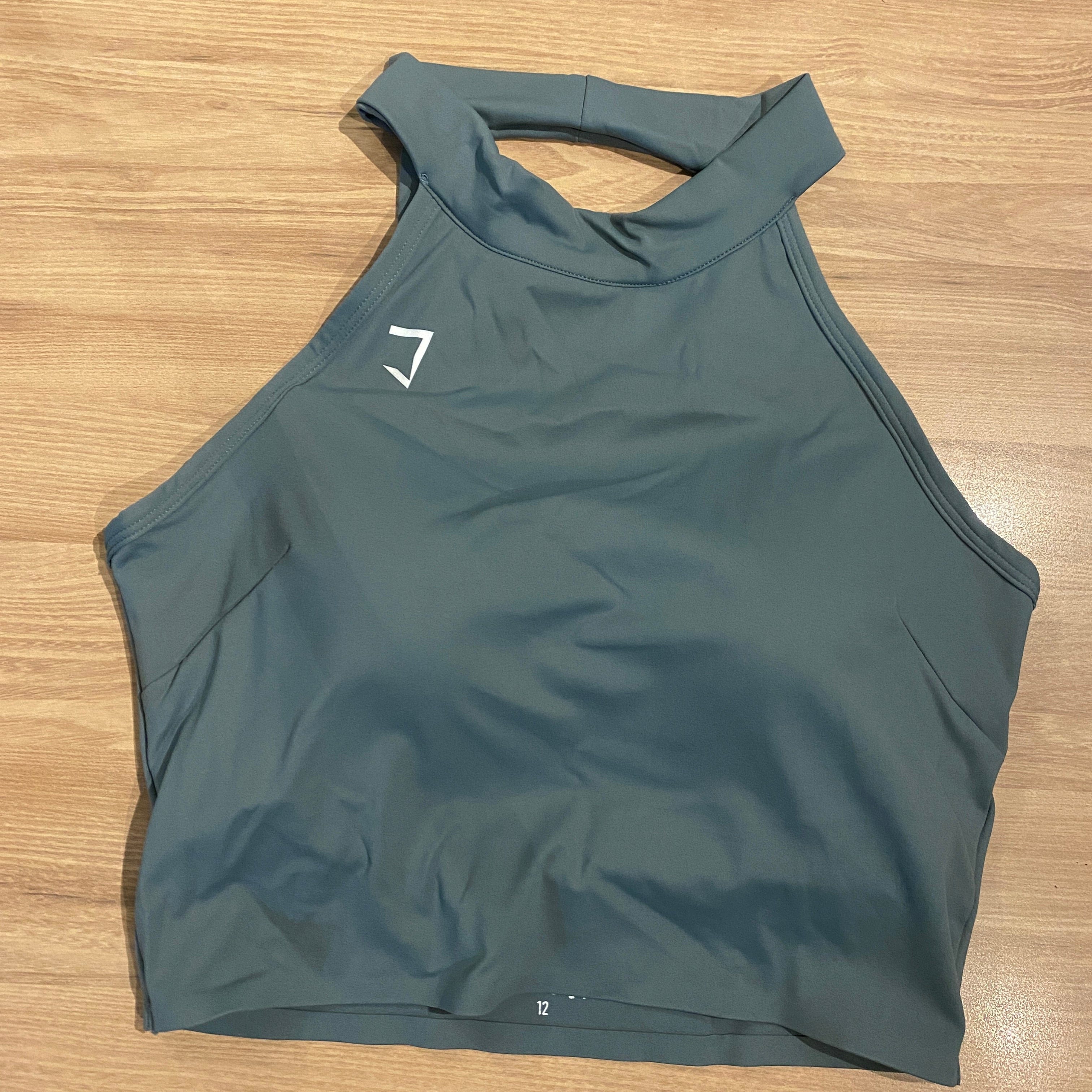 Everyday high neck built in padded tank top