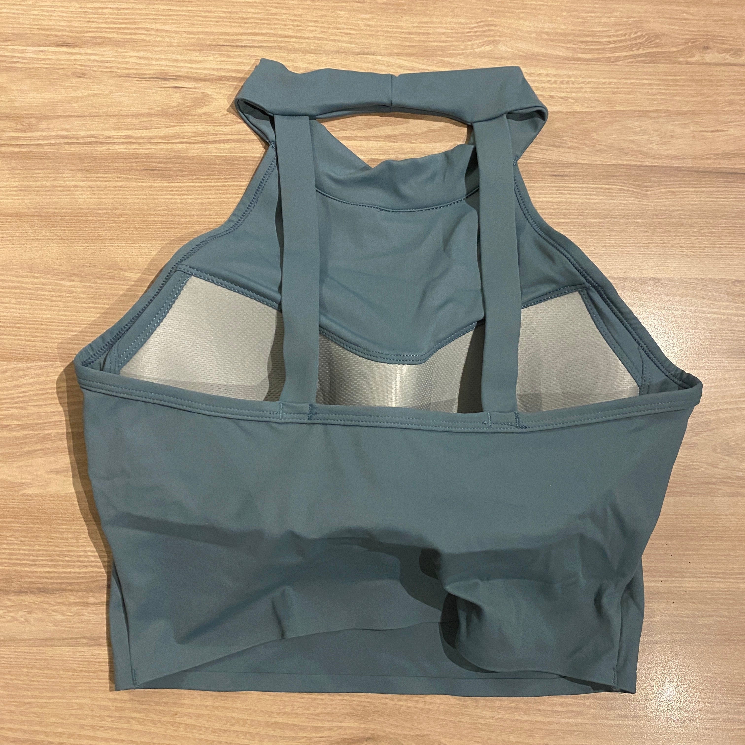 Everyday high neck built in padded tank top