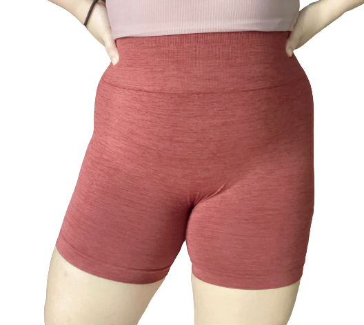 Embrace butt scrunch seamless shorts V2 ( 4 inch inseam)- 3 tier waist band