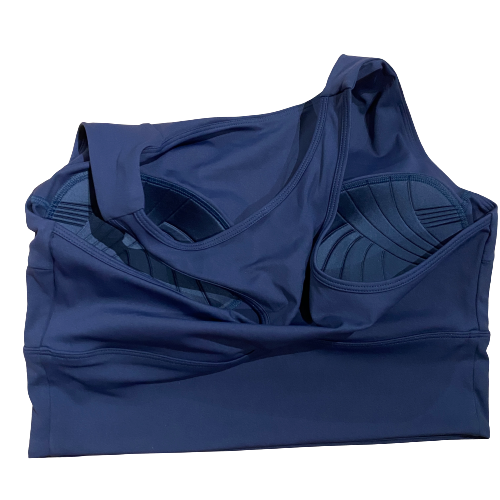 Everyday high neck racerback built in padding crop top