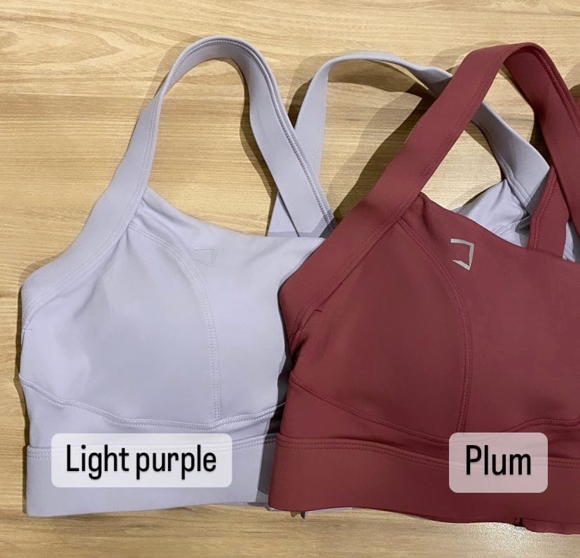 Everyday high impact cross back bra (built in padding)