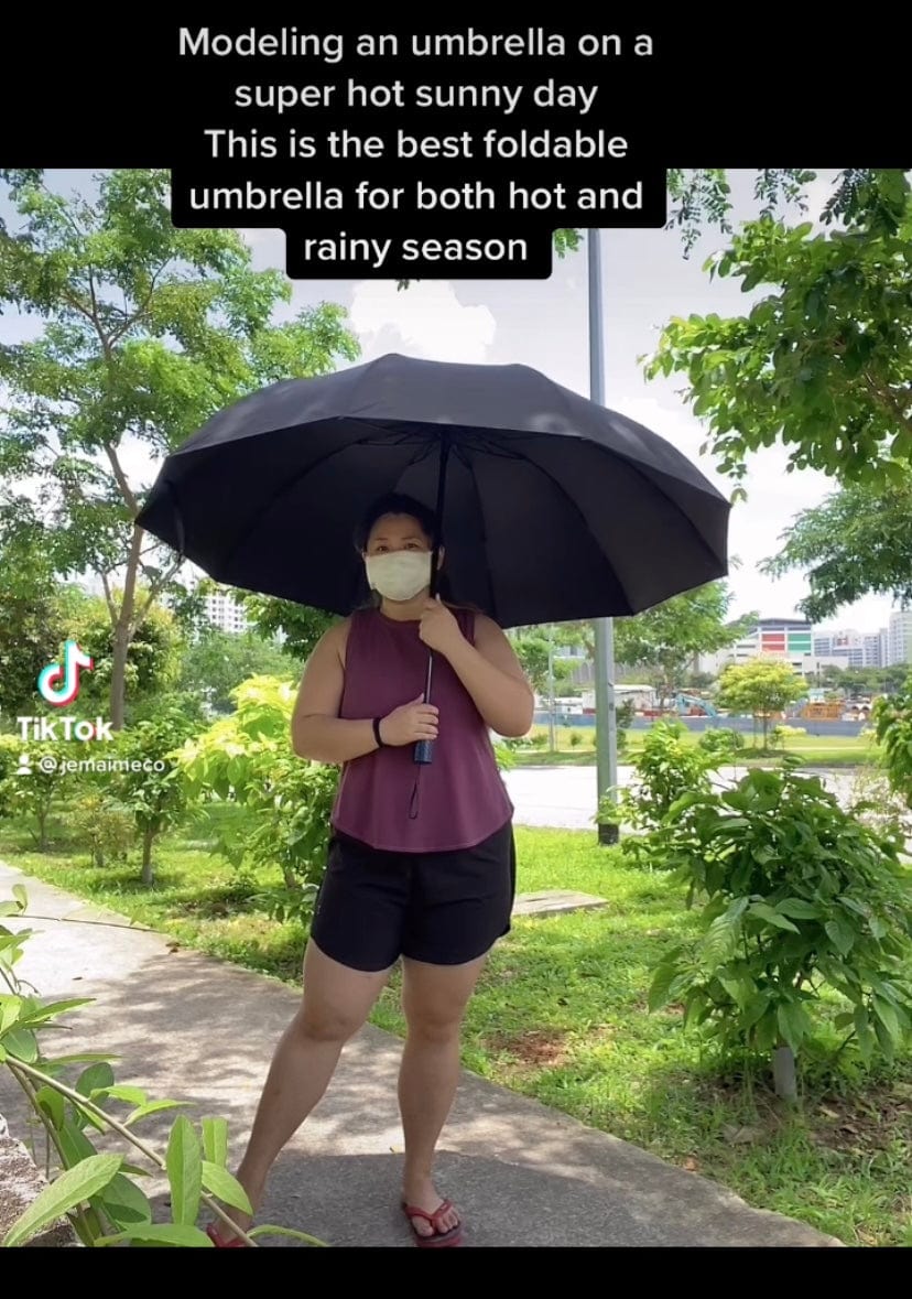 Foldable Umbrella (can cover 3 pax)