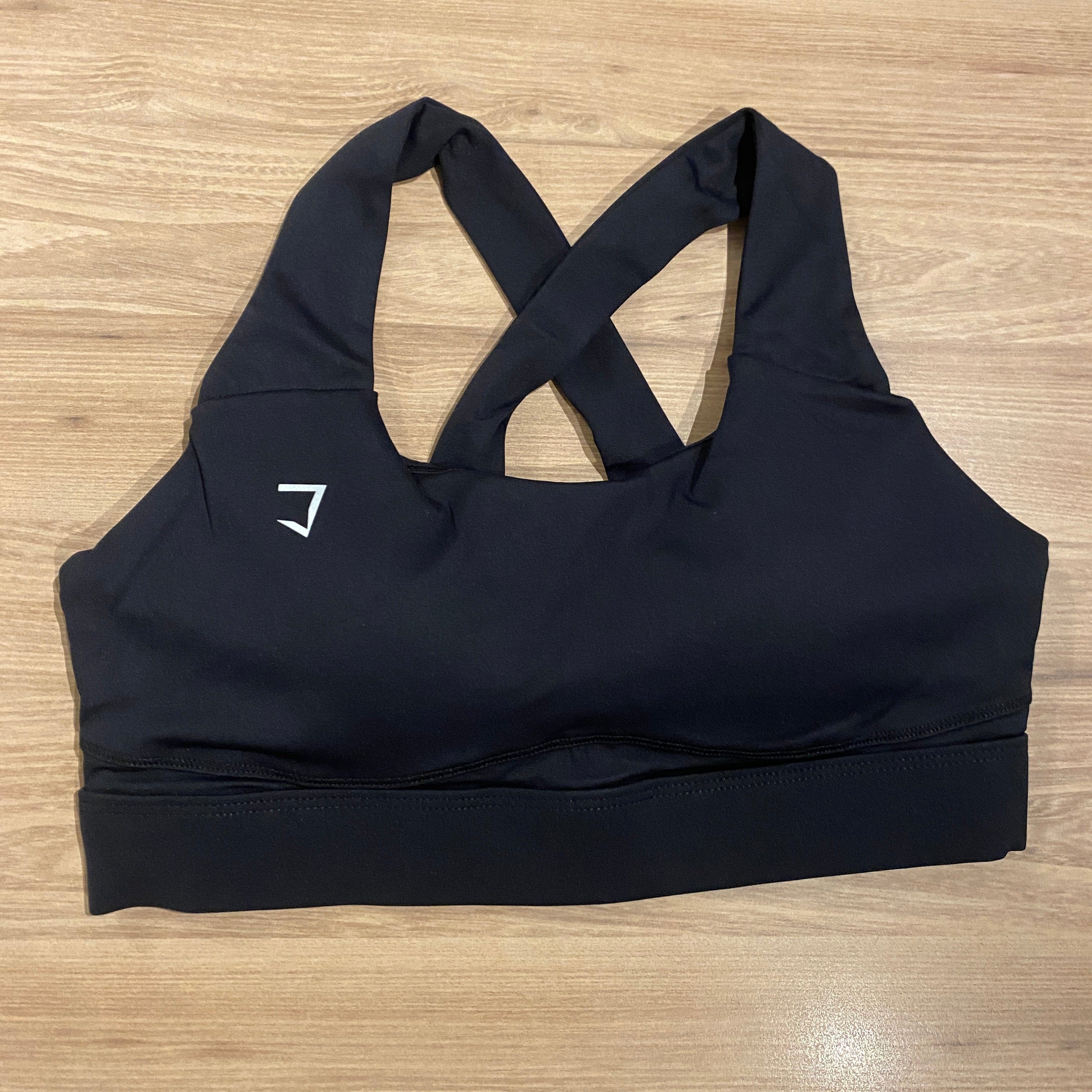 Curves high impact built in padding crossback with clasp leggings set