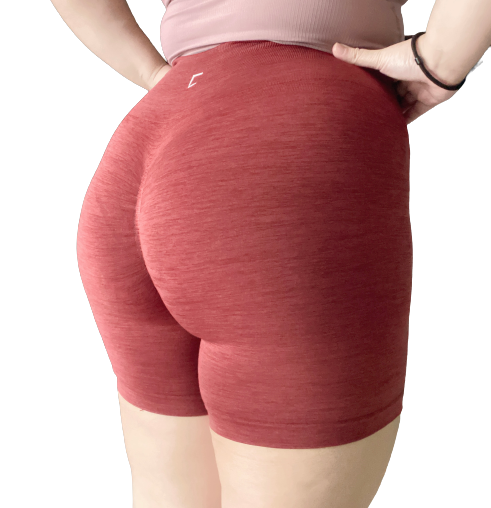 Embrace butt scrunch seamless shorts V2 ( 4 inch inseam)- 3 tier waist band