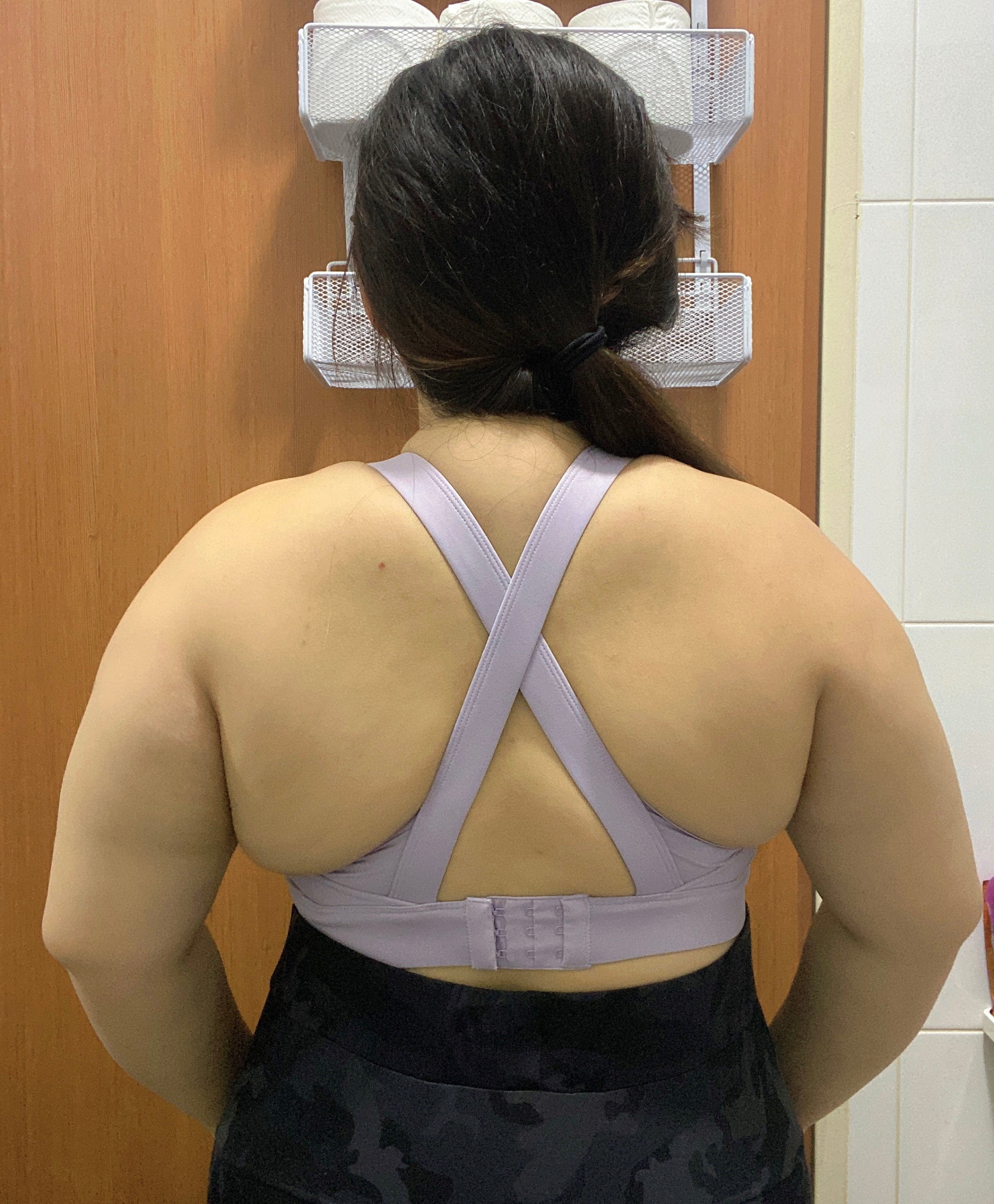 Everyday high impact cross back bra (built in padding)