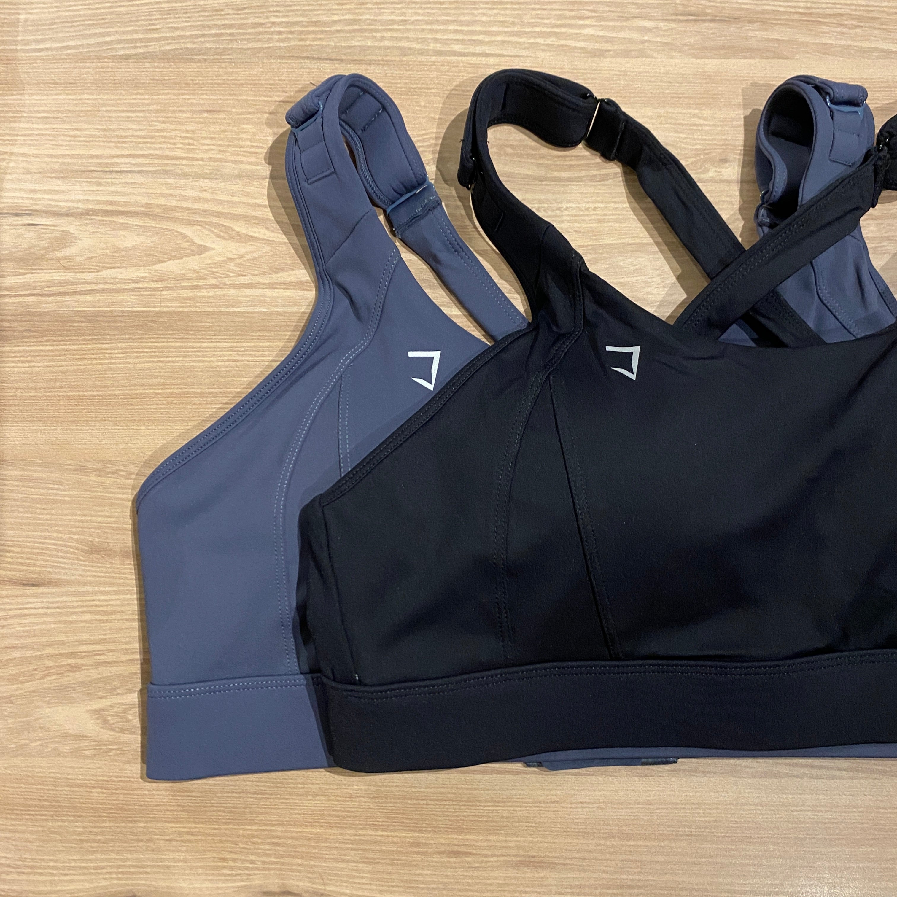 Curves (Essential) built in padding crossback bra + biker shorts set