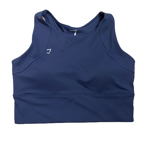 Everyday high neck racerback built in padding crop top