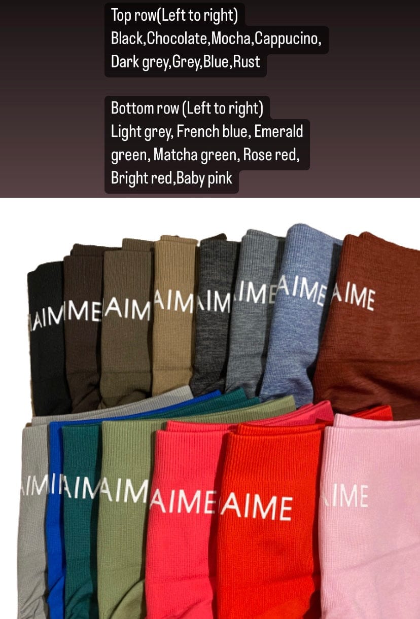 Embrace butt scrunch seamless leggings V2.1 ( 25 inch inseam)- 3 tier waist band (sizing runs bigger, S size fits M, XL size fits 2XL)