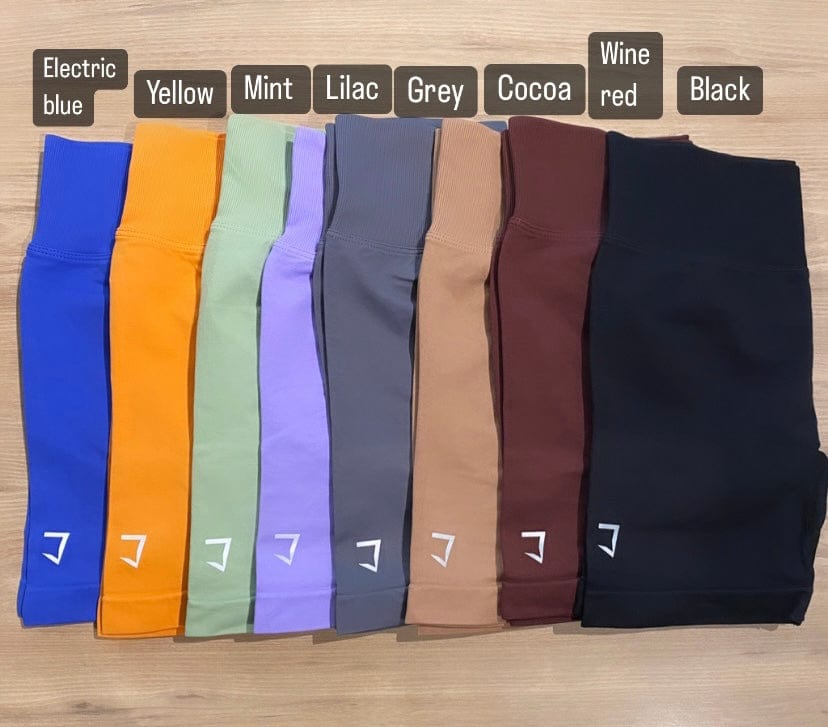 Embrace butt scrunch seamless shorts V1 (3 inch inseam)- thinner fabric at the butt area (size up for this)