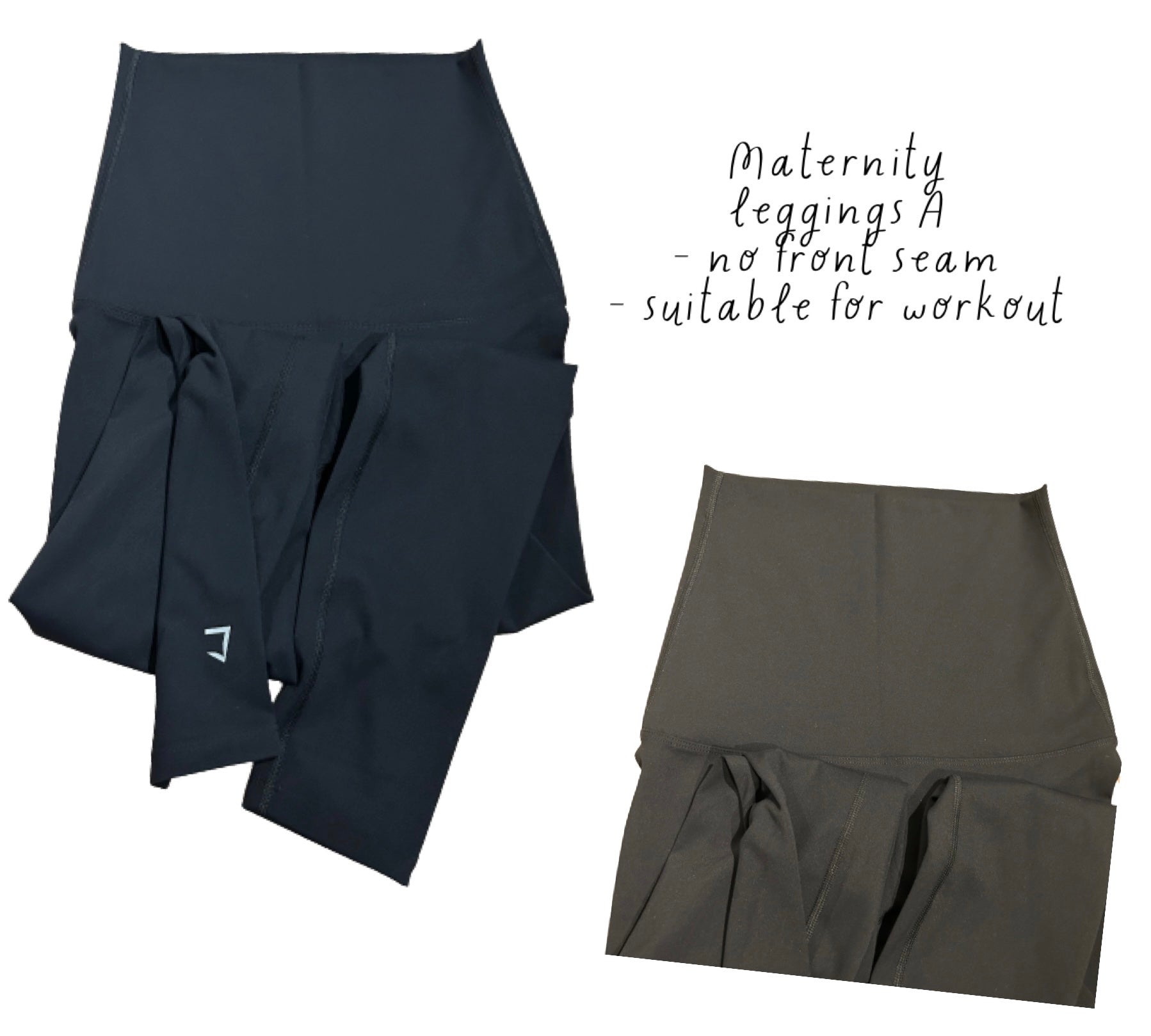 Everyday seamless maternity leggings (waistband 20cm)