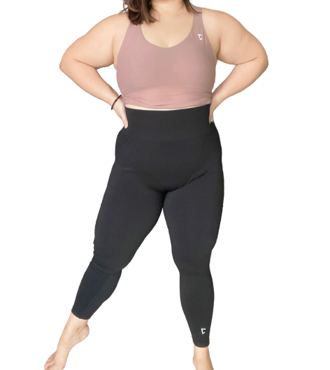 Embrace butt scrunch seamless leggings V2.1 ( 25 inch inseam)- 3 tier waist band (sizing runs bigger, S size fits M, XL size fits 2XL)