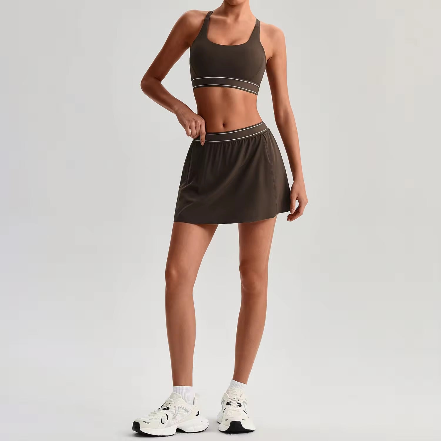 Reset 2026 midline bra skorts set (same fabric as Energy series)
