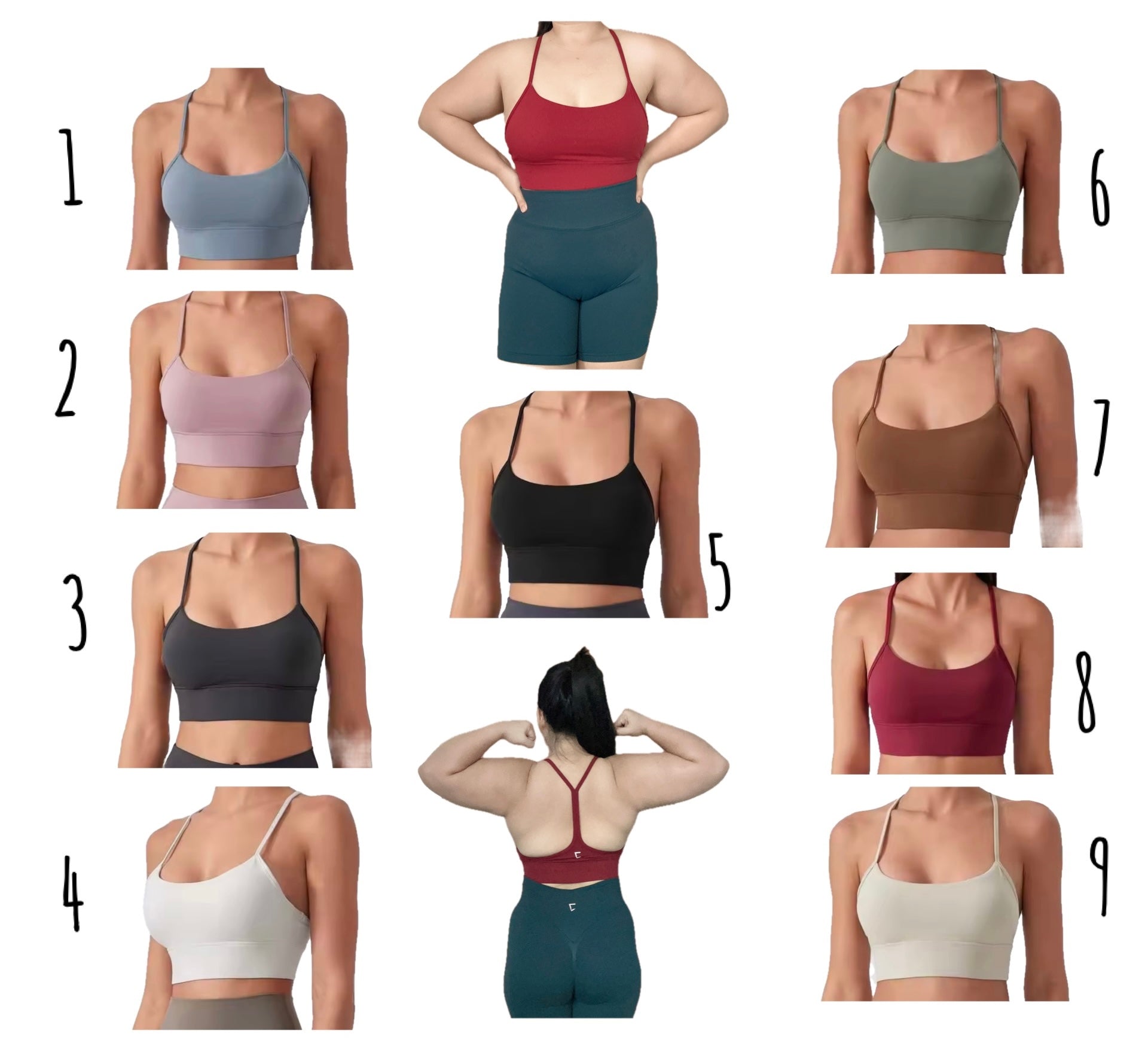 Everyday y back bra (latest colours)