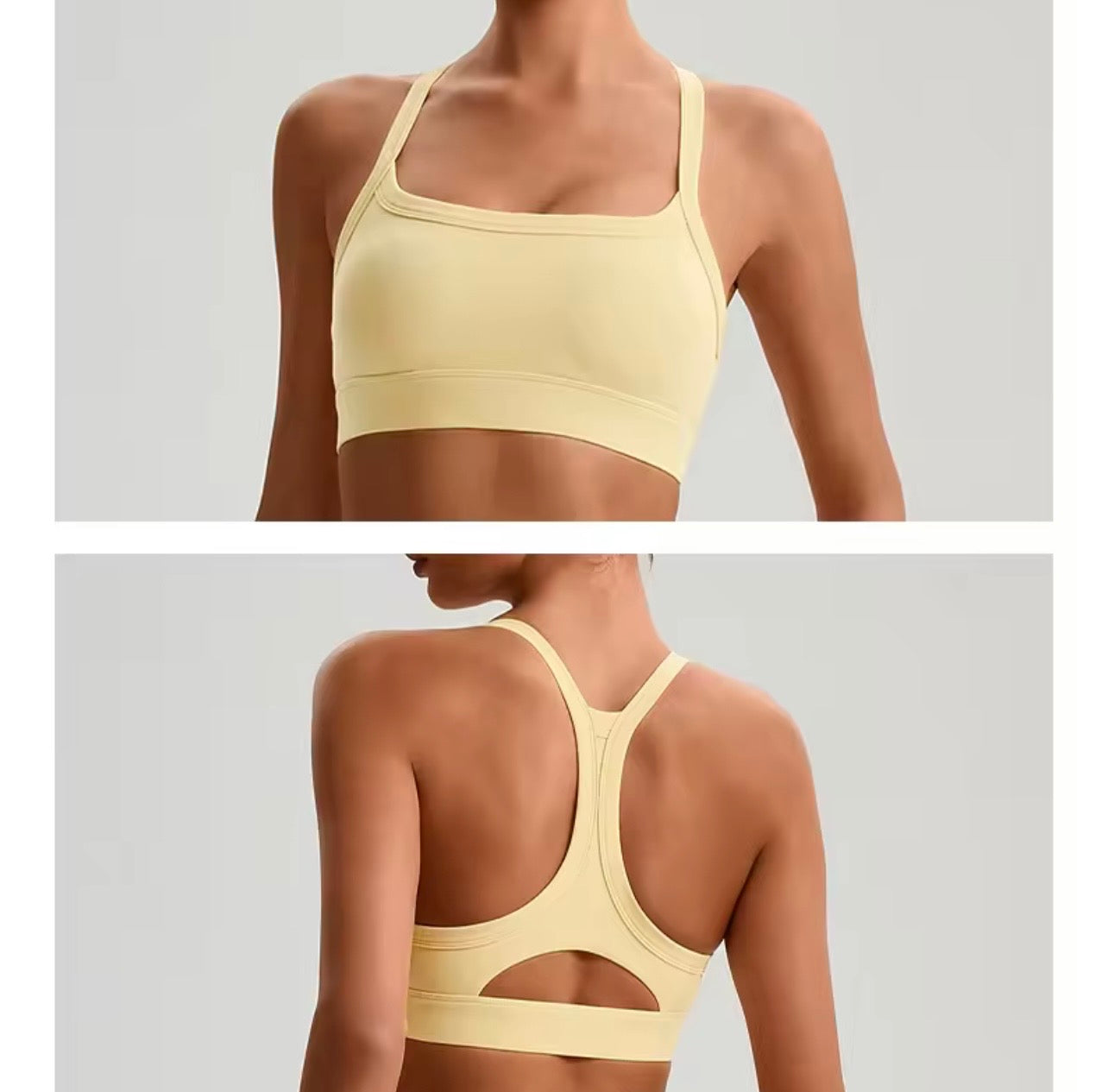 Reset 2026 y back midline bra (same fabric as Energy series)